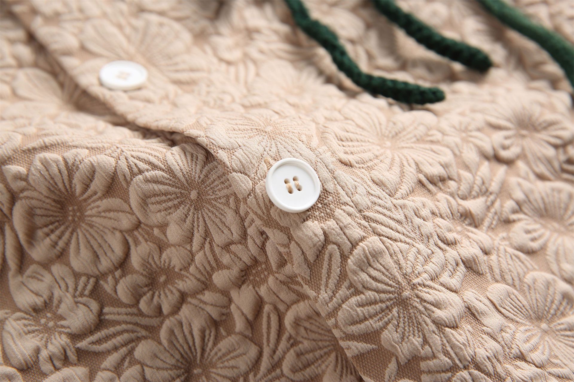 Japanese Brand × Vintage Japanese retro loose flower embroidered shirt Size US M / EU 48-50 / 2 - 5 Thumbnail