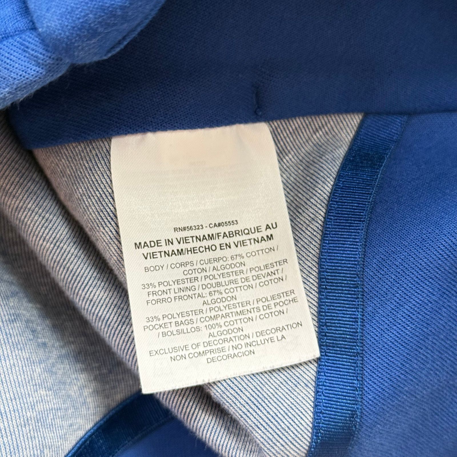 Nike Nike Blue Full Zip Hoodie Sweatshirt, Size Small Size S / US 4 / IT 40 - 7 Thumbnail