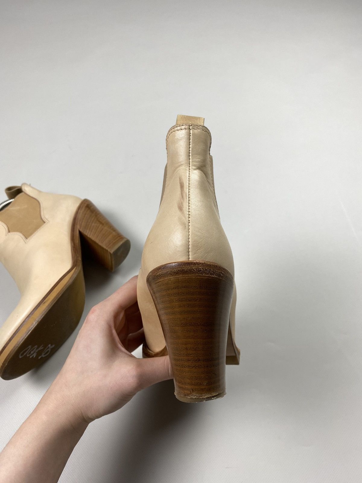 Acne Studios Acne Ladies Leather Heeled Boots Shoes Size 37 Size US 7 / IT 37 - 16 Thumbnail
