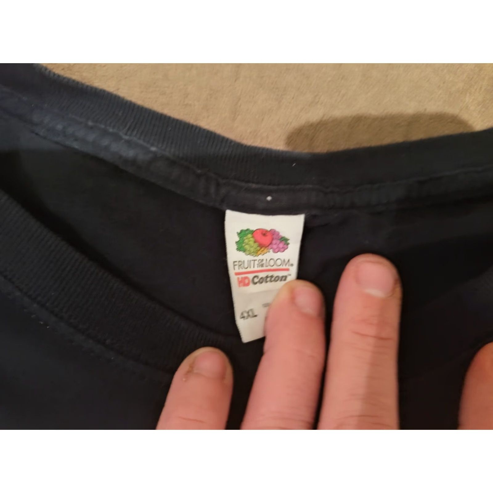 Fruit Of The Loom Fruit of the Loom Women’s T-Shirt 4XL Black Round Neck Short Sleeve Love Tweety Classic Relaxed Fit Size XXL / US 16-18 / IT 52-54 - 4 Thumbnail