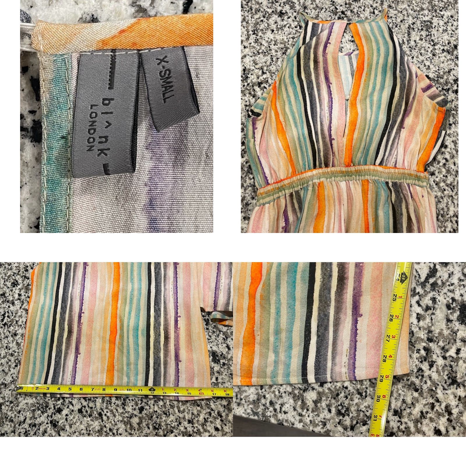 Anthropologie Anthropologie Jumpsuit Women’s XS Multicolor Striped London Gallery Row Size 26" / US 2 / IT 38 - 8 Thumbnail