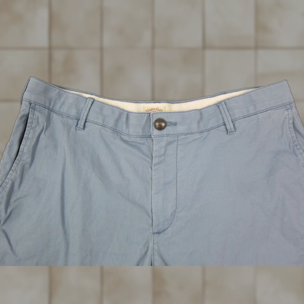 Faherty Faherty Shorts Adult 35 Blue Canvas Performance Chino Mens/Men Outdoor Size US 35 - 1 Thumbnail