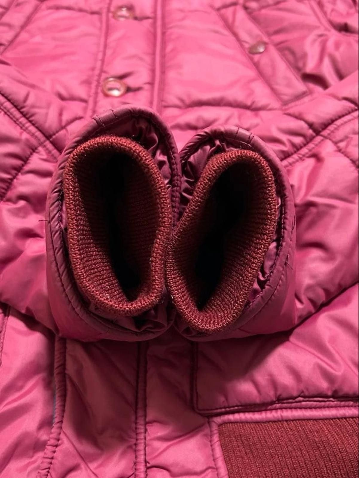 Prada Hysteric Glamour - Quilted Hooded Jacket Burgundy Size US M / EU 48-50 / 2 - 5 Thumbnail