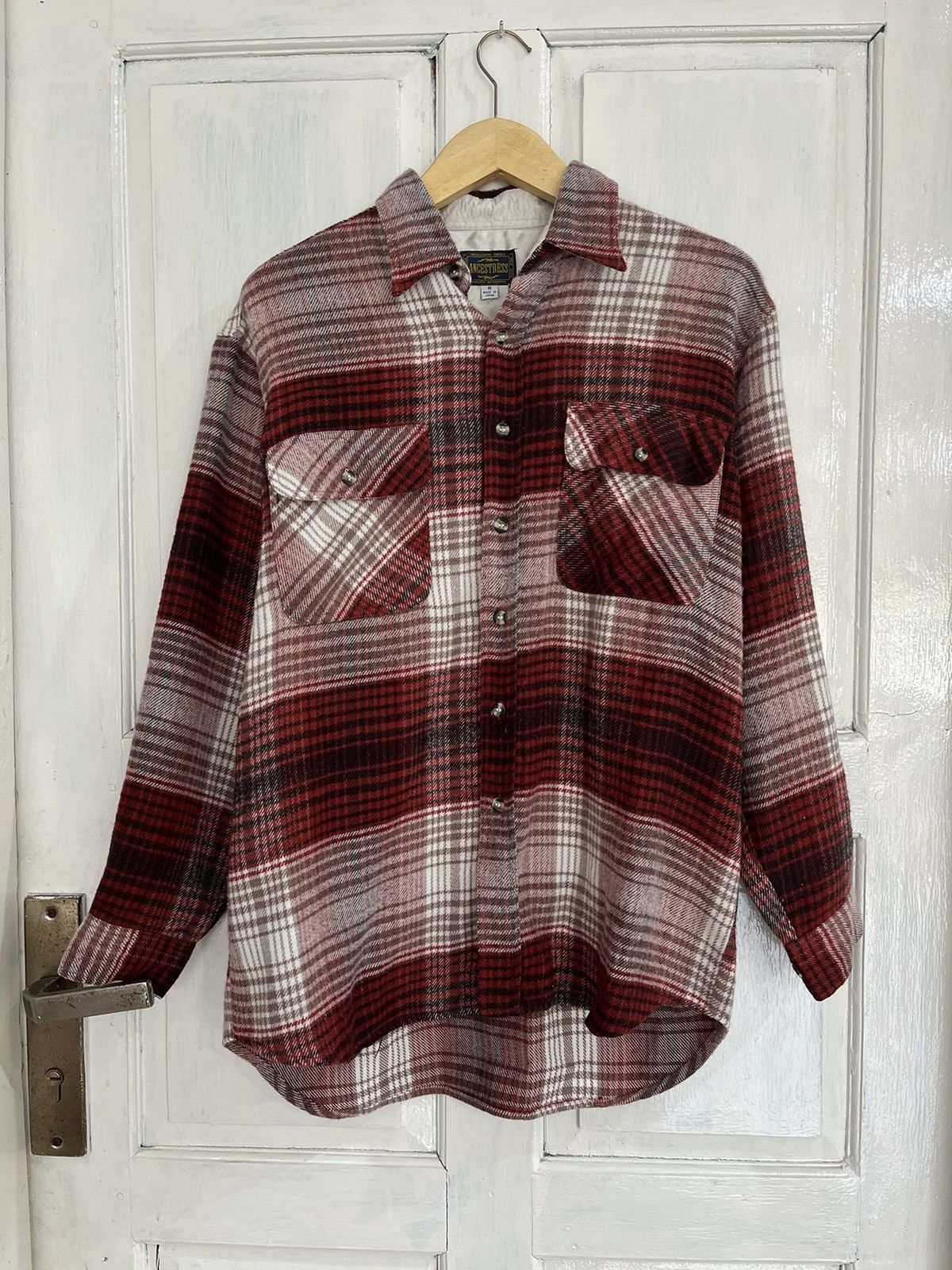 Japanese Brand × Vintage Vintage Japanese Brand Ancestress Flannel Wool Size US M / EU 48-50 / 2 - 1 Thumbnail