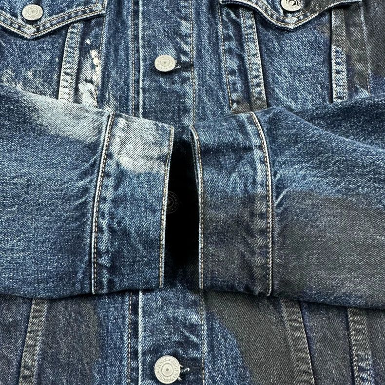 Yohji Yamamoto yohji yamamoto Tie-dyed ink-splash-ink denim jacket 2501-Ne Size US M / EU 48-50 / 2 - 3 Thumbnail