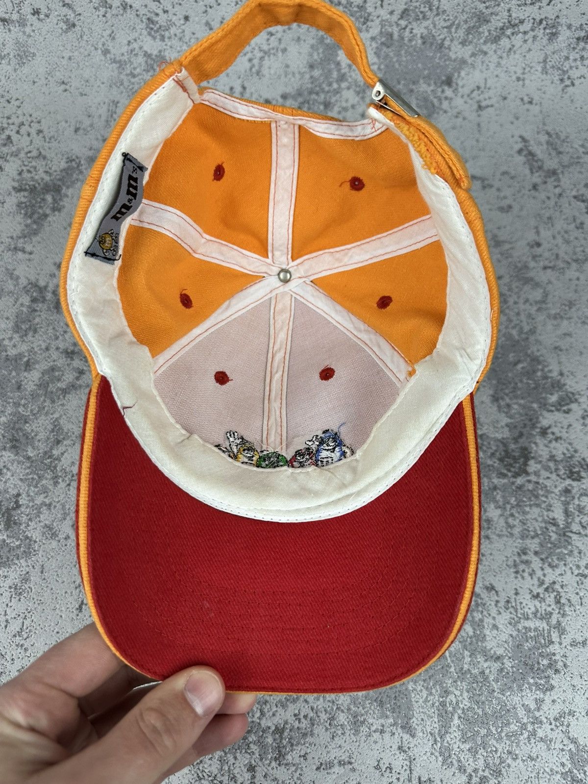 Vintage M&M’s Two-Tone Cap Hat Rare Embroidered Hat Size ONE SIZE - 6 Thumbnail