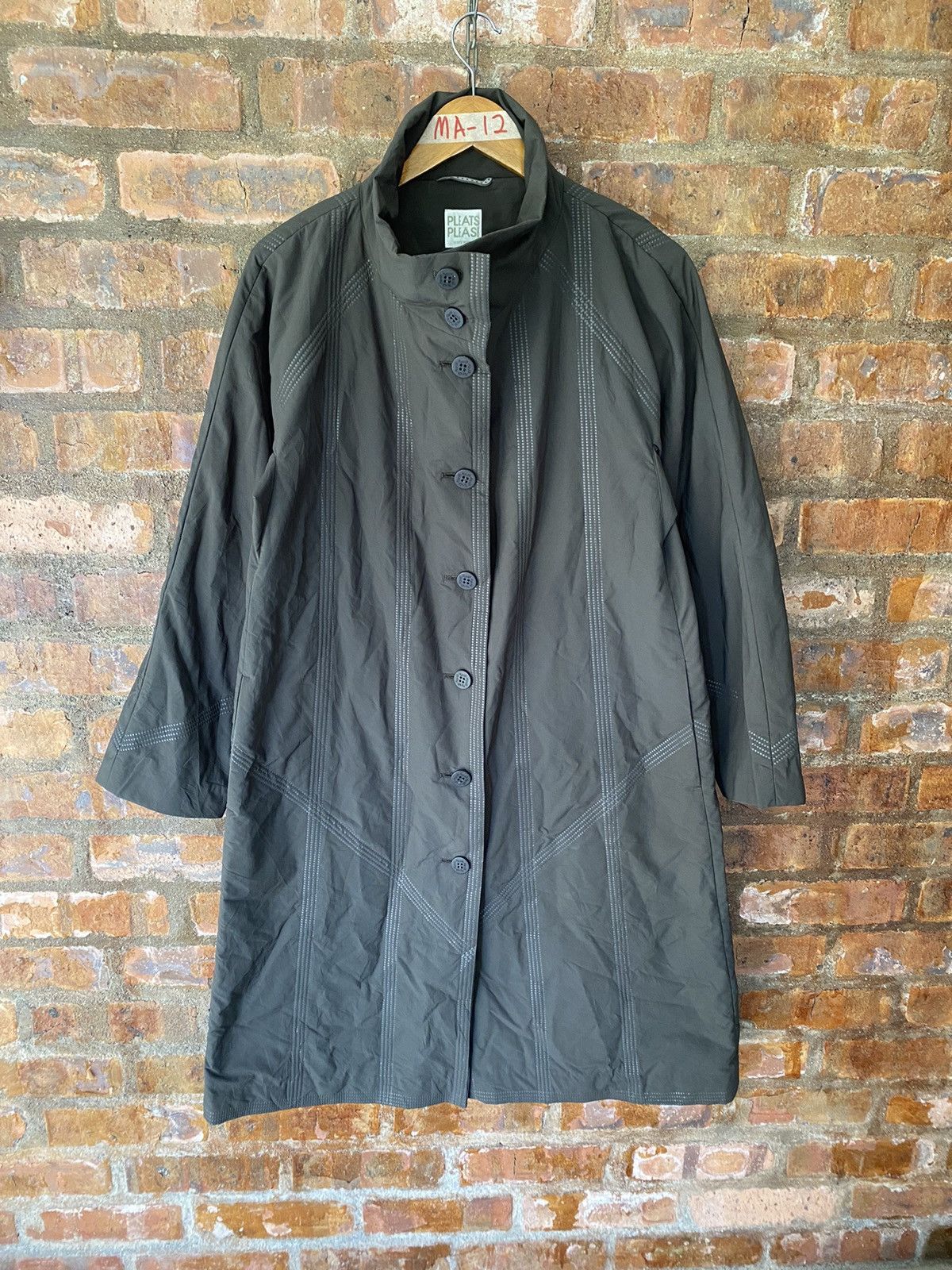 Pleats Please Issey Miyake 🔥1990s Issey Miyake Padded long Jacket Size L / US 10 / IT 46 - 2 Thumbnail
