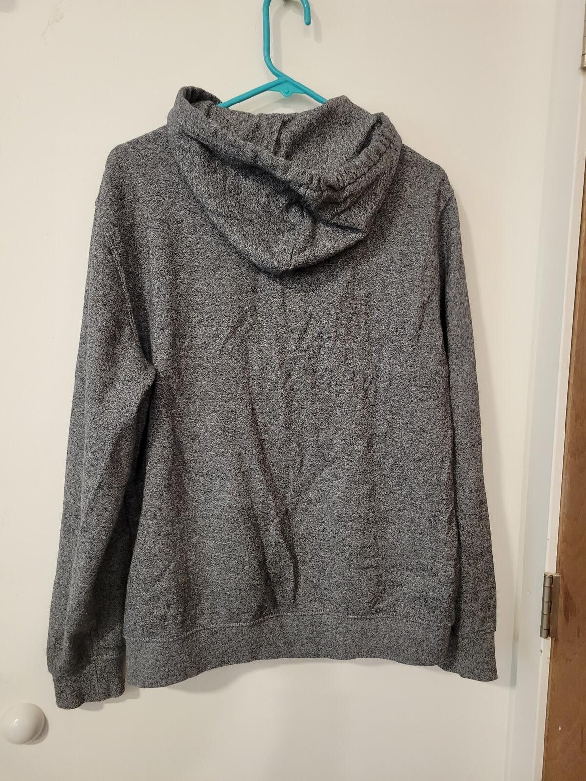 H&M Gray Zip-Up Hoodie Sweatshirt with Hood Size US M / EU 48-50 / 2 - 3 Thumbnail