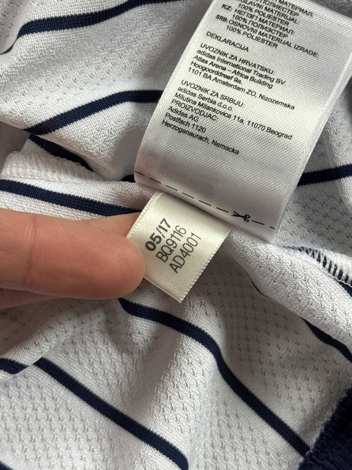Adidas Adidas & Pharrell Williams striped tank top sleeveless Size L / US 10 / IT 46 - 7 Thumbnail