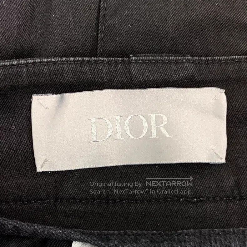 Dior Dior Black logo logo cotton casual workwear denim trousers Size US 32 / EU 48 - 7 Thumbnail