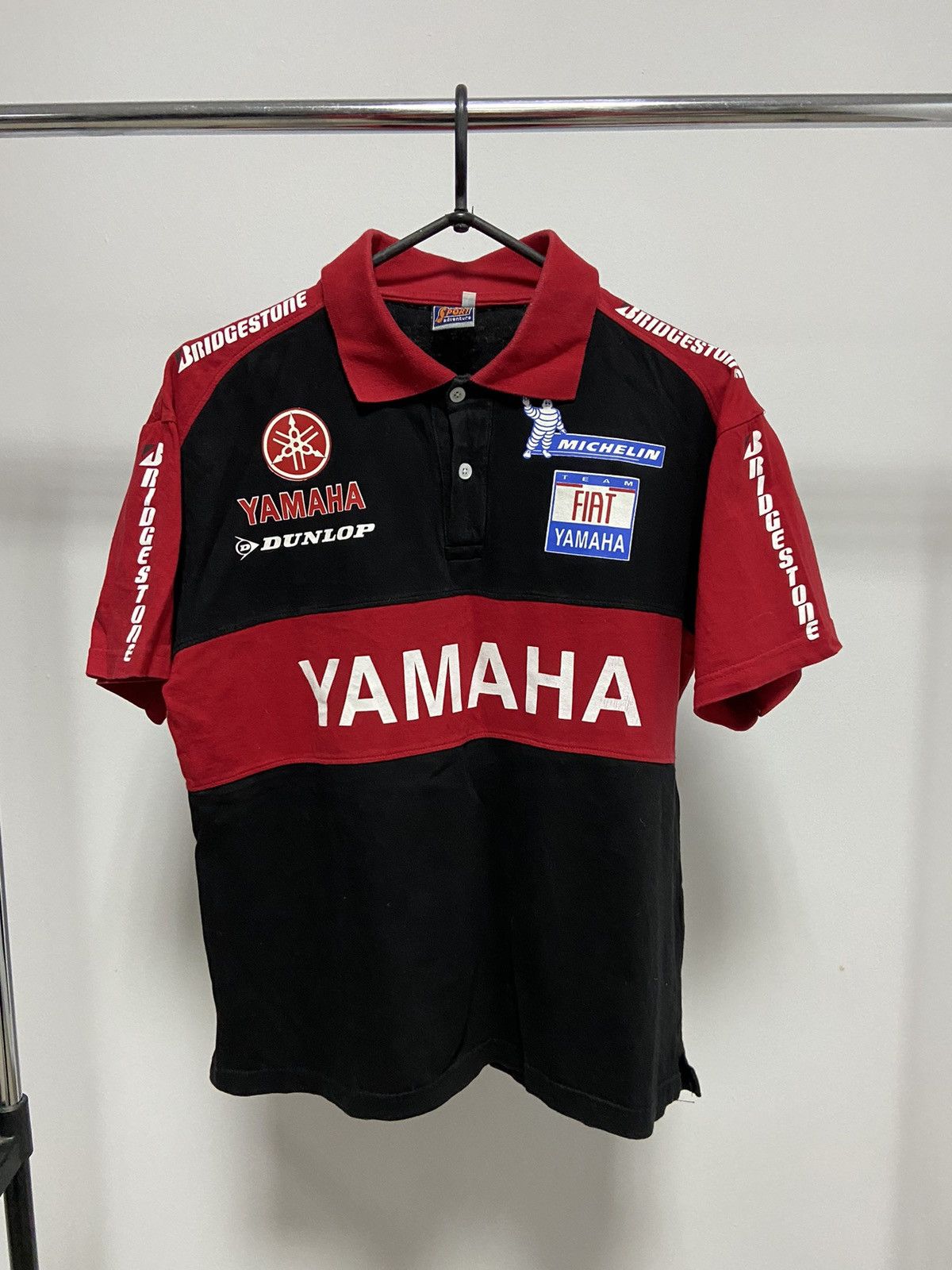 Vintage × Yamaha Yamaha racing polo T-shirt Vintage big logo Size US L / EU 52-54 / 3 - 1 Thumbnail