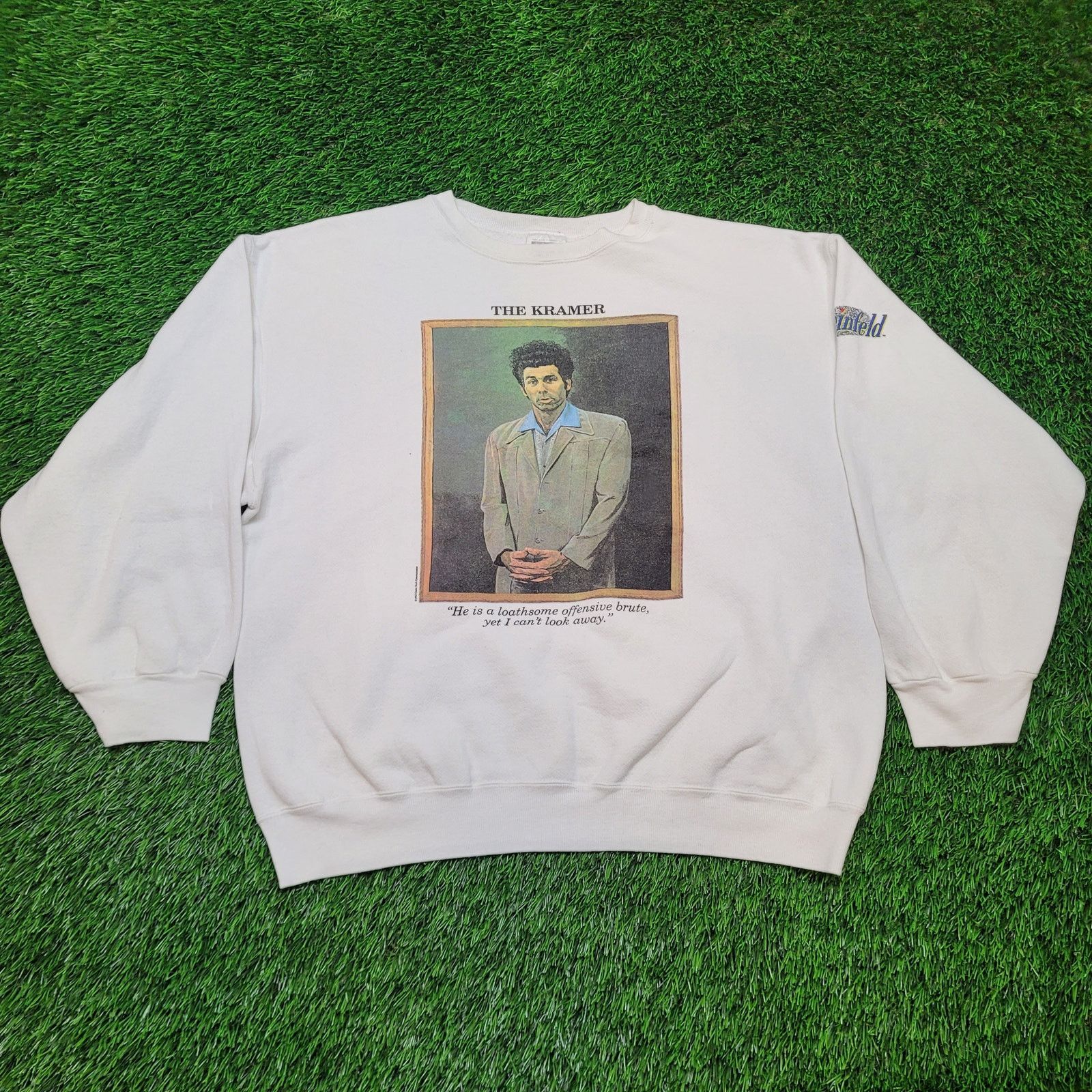 Tultex VTG 1993 Seinfeld "The Kramer" Sweatshirt L/XL Cropped USA Size US L / EU 52-54 / 3 - 1 Thumbnail