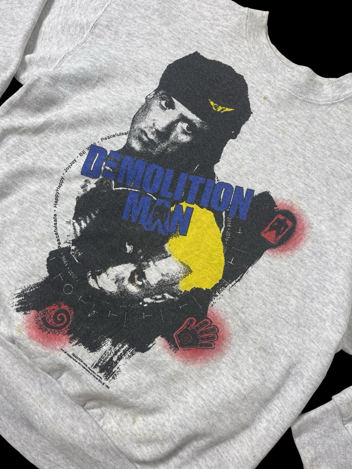 Vintage 🔥 90’s Film Demolition Man Wesley Snipes & Sylvester Movie Size US L / EU 52-54 / 3 - 3 Thumbnail