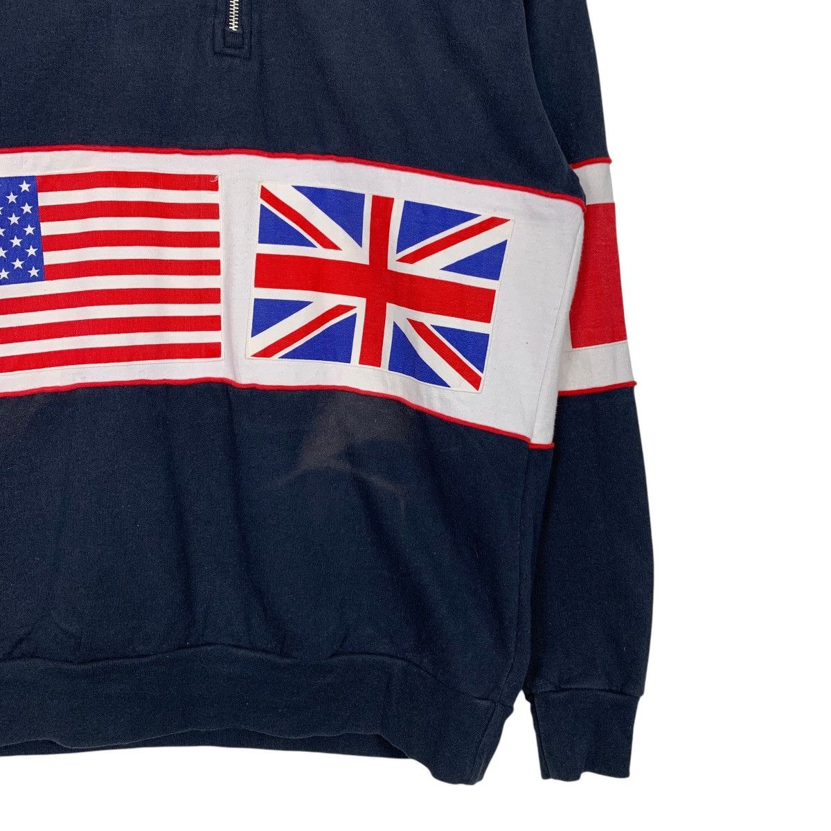 Vintage JOHN GALT CALIFORNIA Flags Logo Sweatshirt #2841-C128 Size US M / EU 48-50 / 2 - 6 Thumbnail
