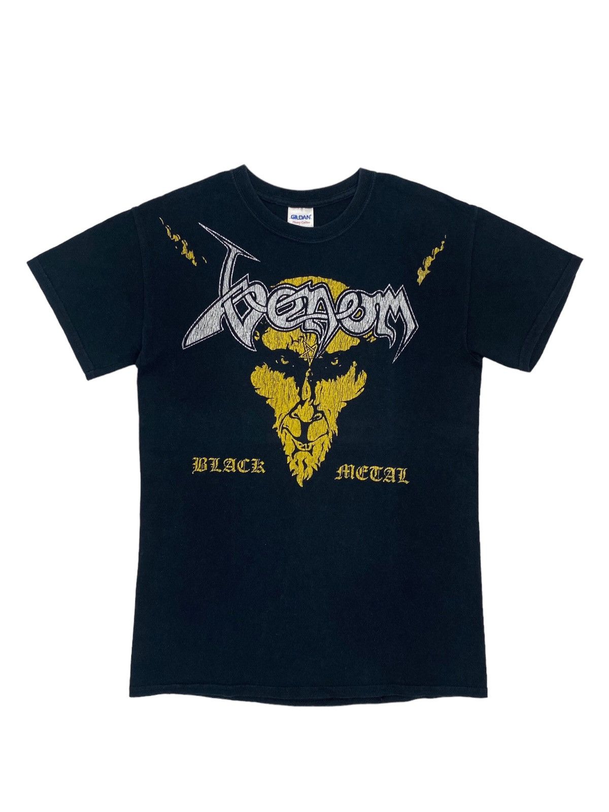 image of Band Tees x Vintage Venom Black Metal Tee, Men's (Size Small)