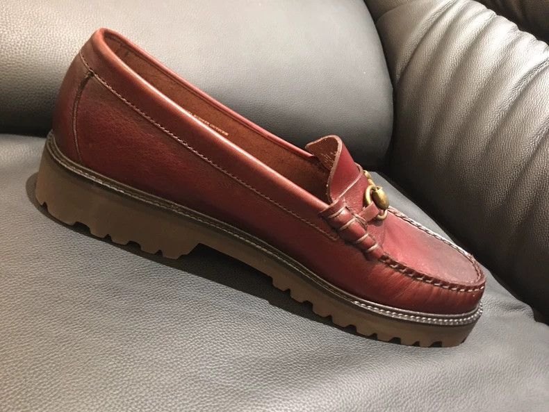 Celine G.H.BASS Leather Loafers Size 9 Size US 9 / EU 42 - 6 Thumbnail