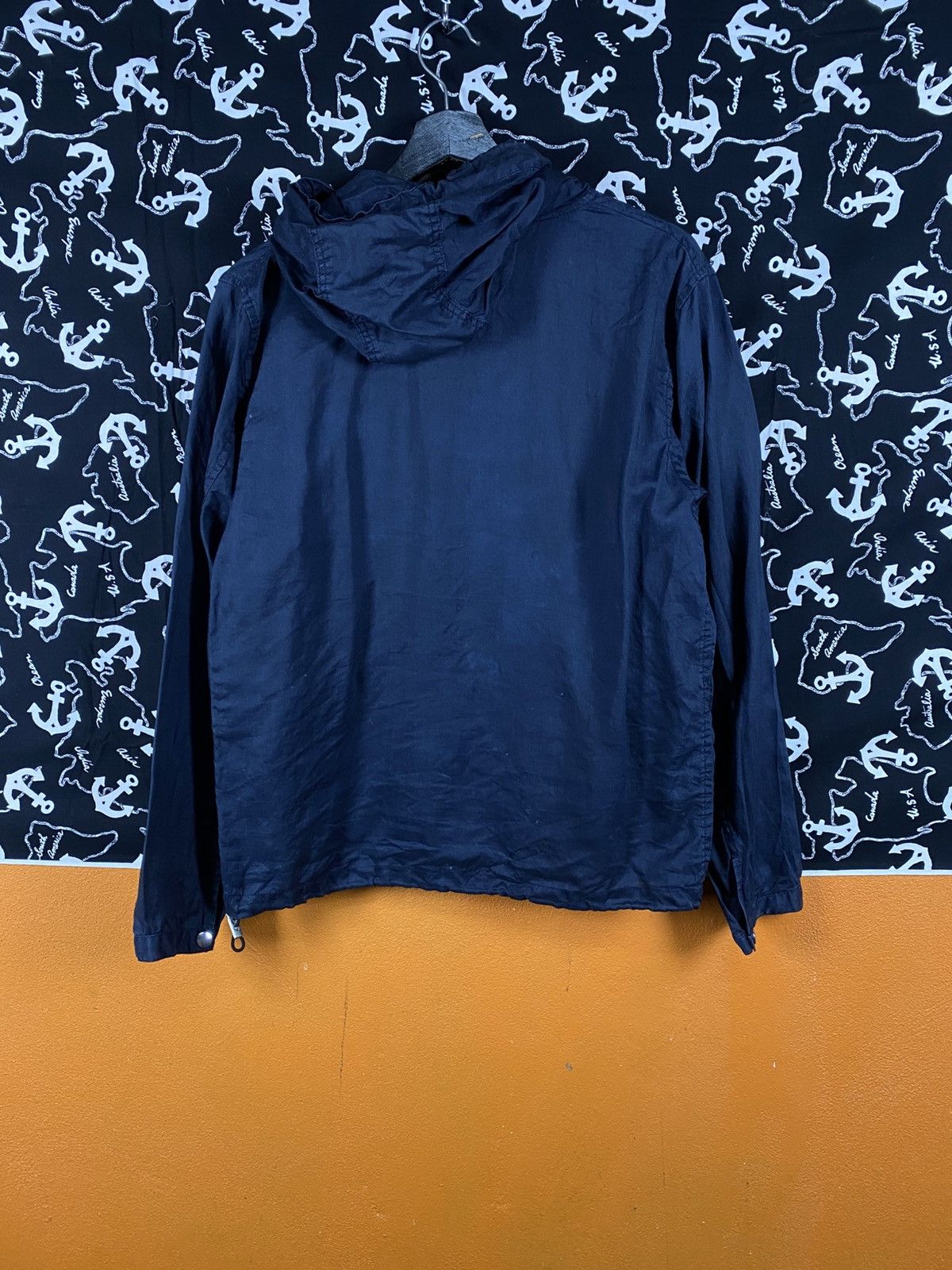 Journal Standard Journal Standard Navy Hood Zip Jacket Lightweight Outerwear Size US M / EU 48-50 / 2 - 8 Thumbnail