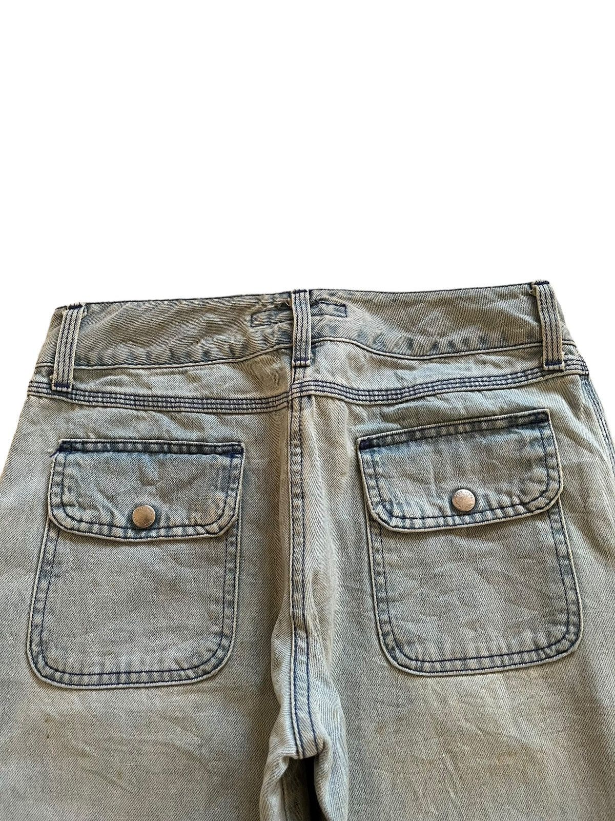 FCUK Vintage Fcuk Bootcut Light Wash Retro Style Flared Jeans Size 28" / US 6 / IT 42 - 8 Thumbnail
