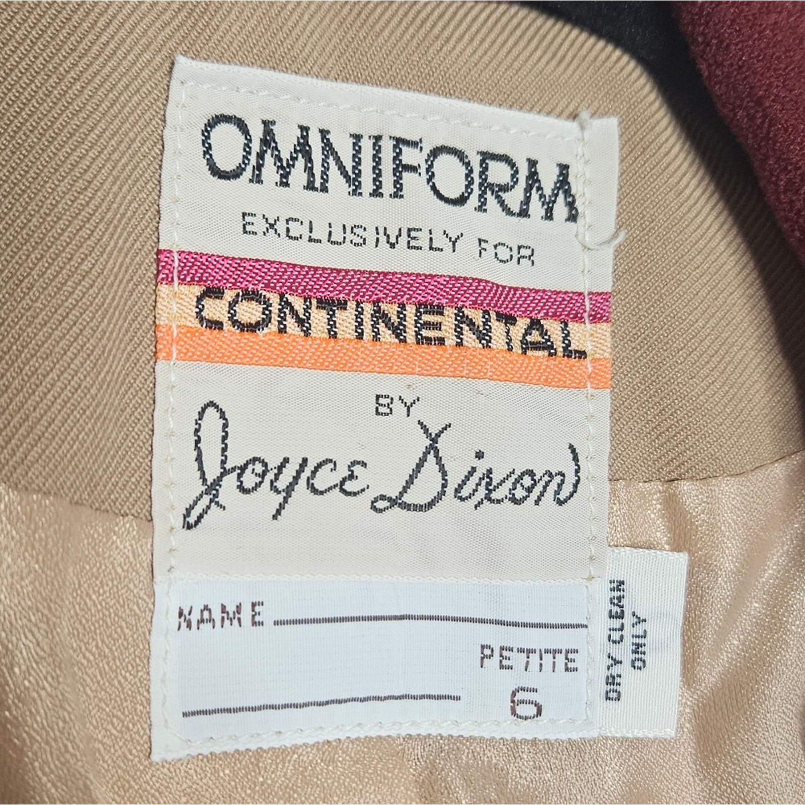 Vintage Omniform Continental Joyce Dixon Set, Trench, Blazer, Skirt Size 27" / US 4 / IT 40 - 12 Thumbnail