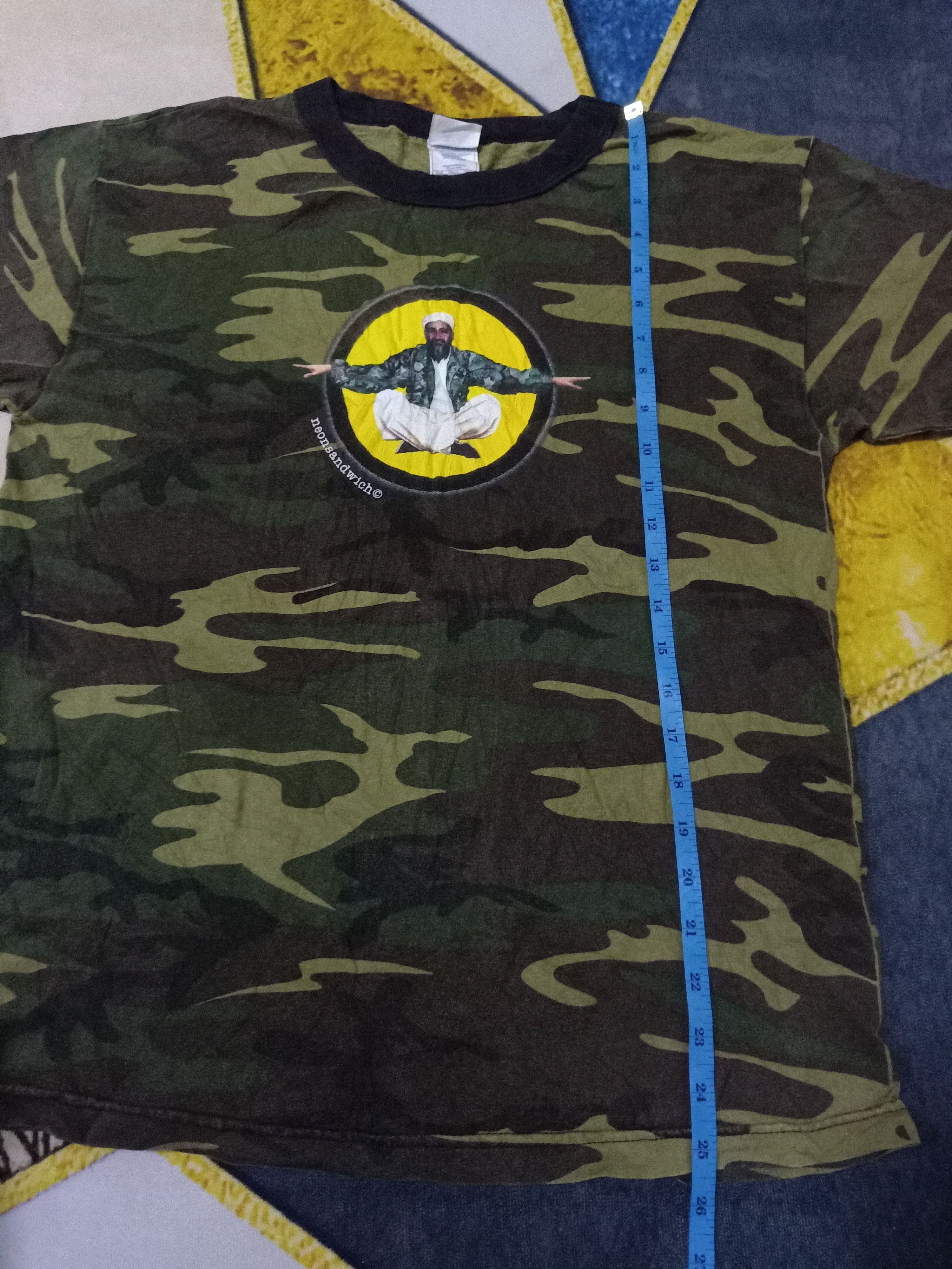 Vintage Vtg Osama Ben Laden Tee Camo Size US M / EU 48-50 / 2 - 5 Thumbnail