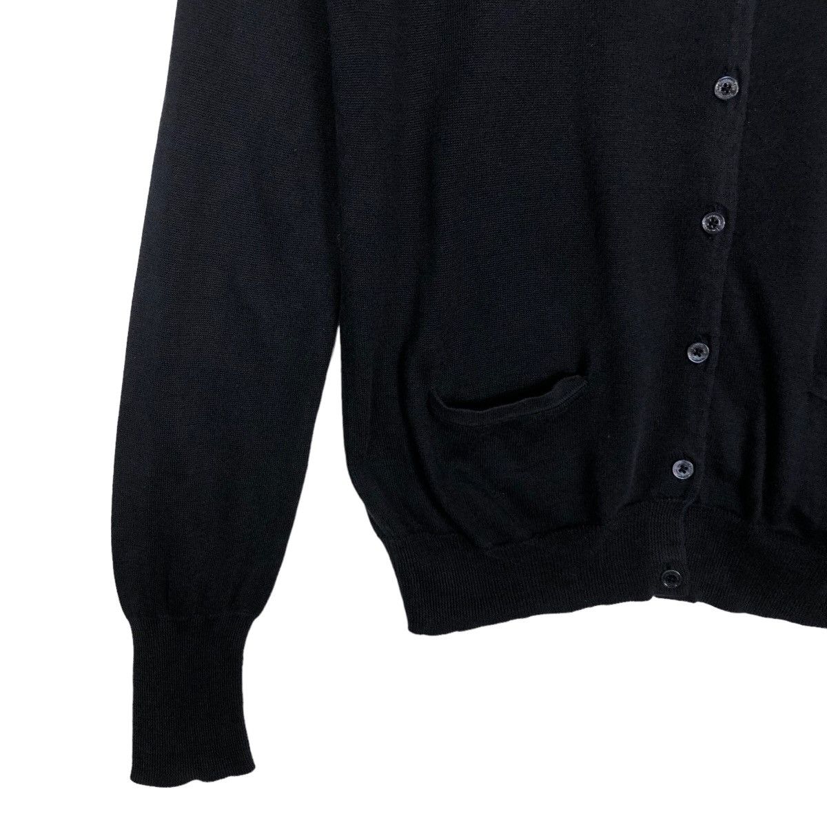 Japanese Brand 🔥Iconic Black Vintage Knit Sweatshirt Size S / US 4 / IT 40 - 3 Thumbnail