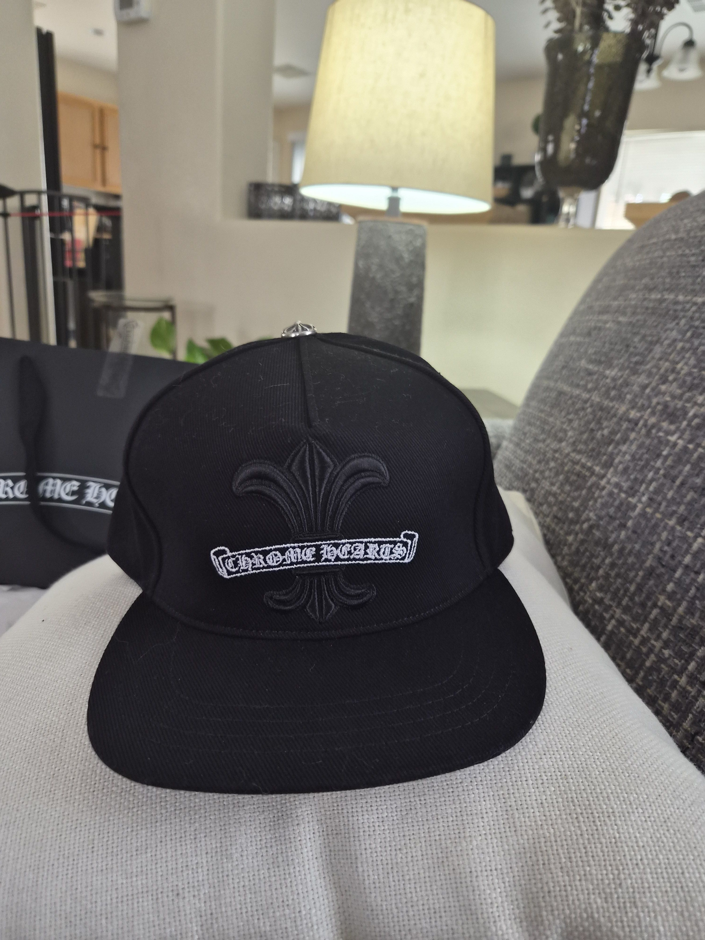 Chrome Hearts Chrome Hearts Fluer Snapback Hat Size ONE SIZE - 1 Thumbnail