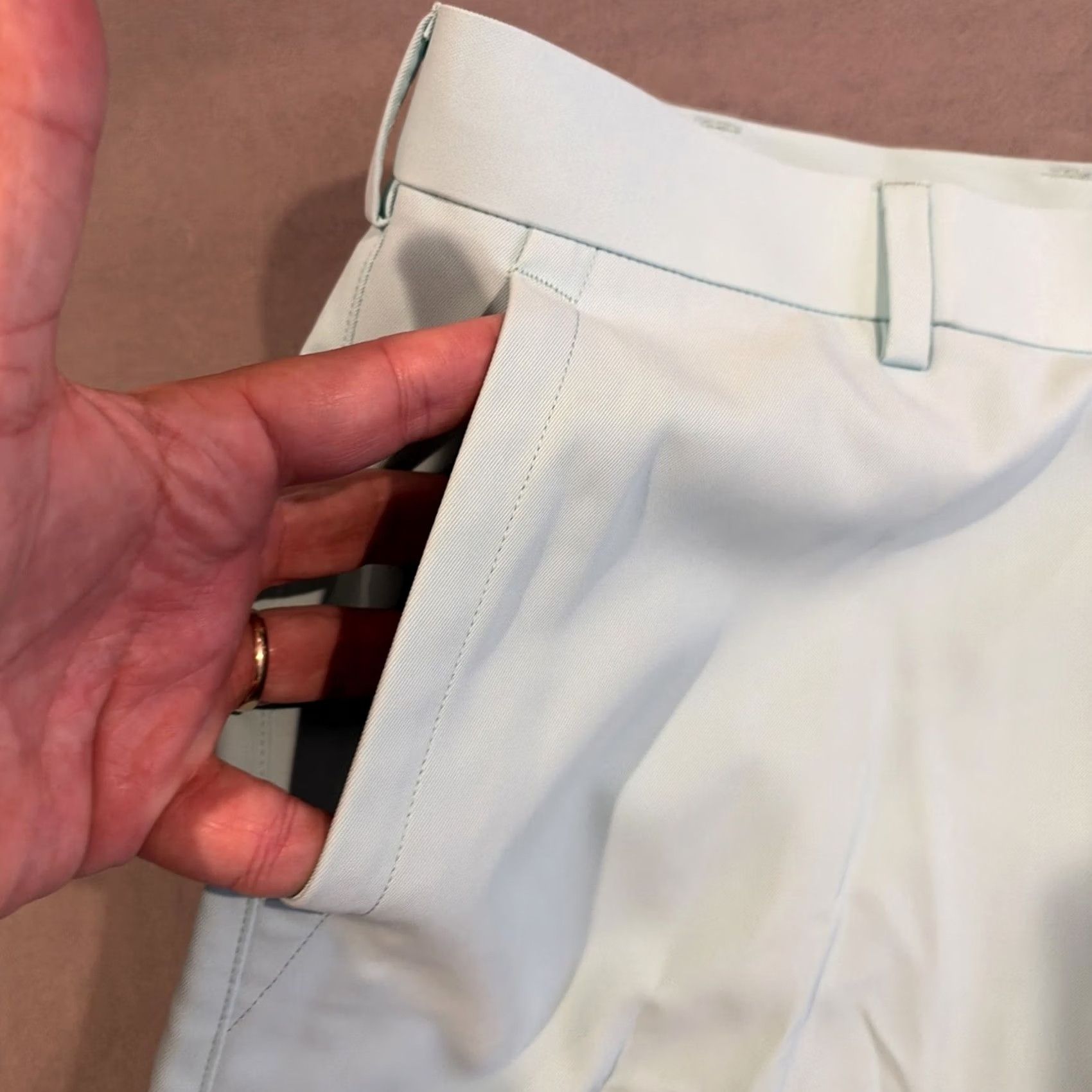 Peter Millar Peter Millar Wicking Teal Flat Front Golf Shorts 38 Regular 9 Inseam Mens Size US 38 / EU 54 - 2 Thumbnail