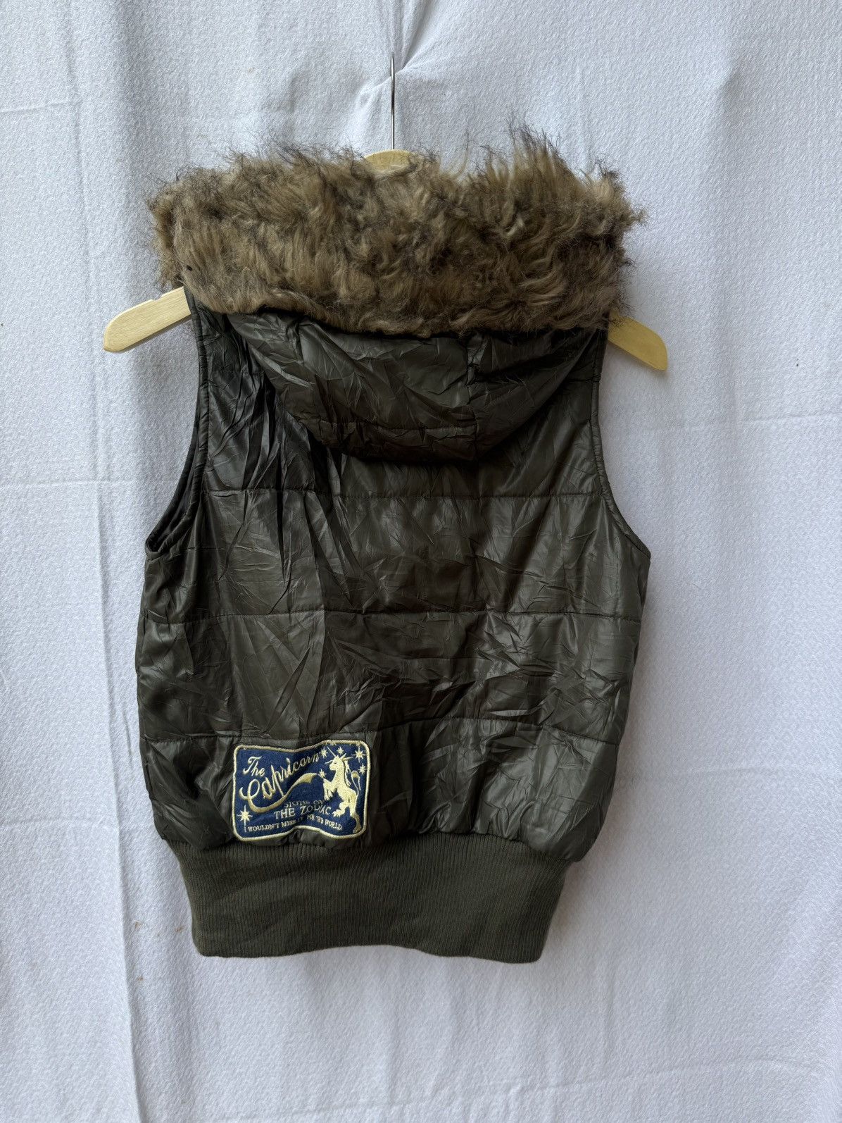 Japanese Brand Fur vest puffer hoodie style Ifsixwasnine lgb Size US S / EU 44-46 / 1 - 3 Thumbnail