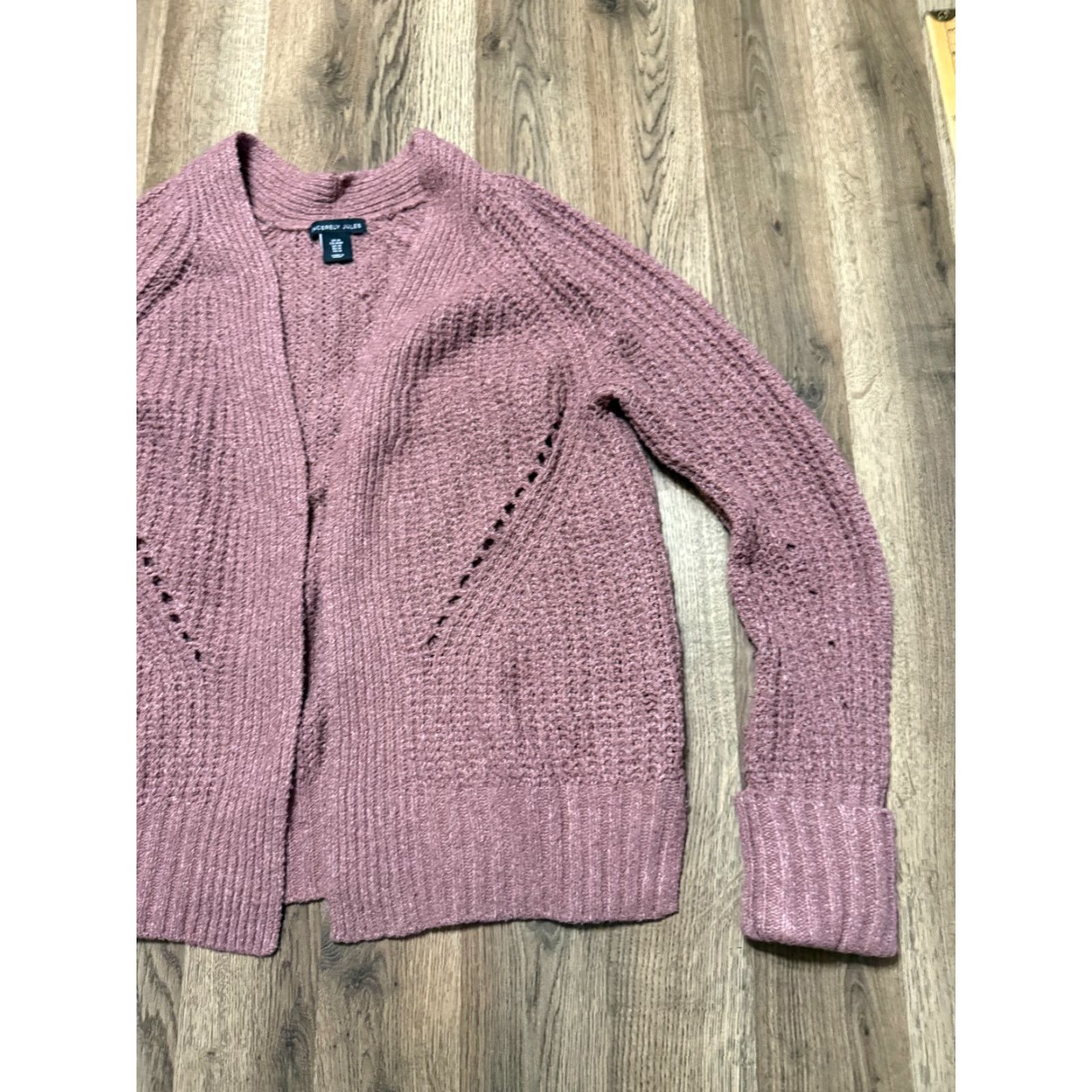 Pinko VINTAGE? No — Sincerely Jules Sweater Cardigan Pink Long Sleeve Open Women's Medium" Size M / US 6-8 / IT 42-44 - 4 Thumbnail