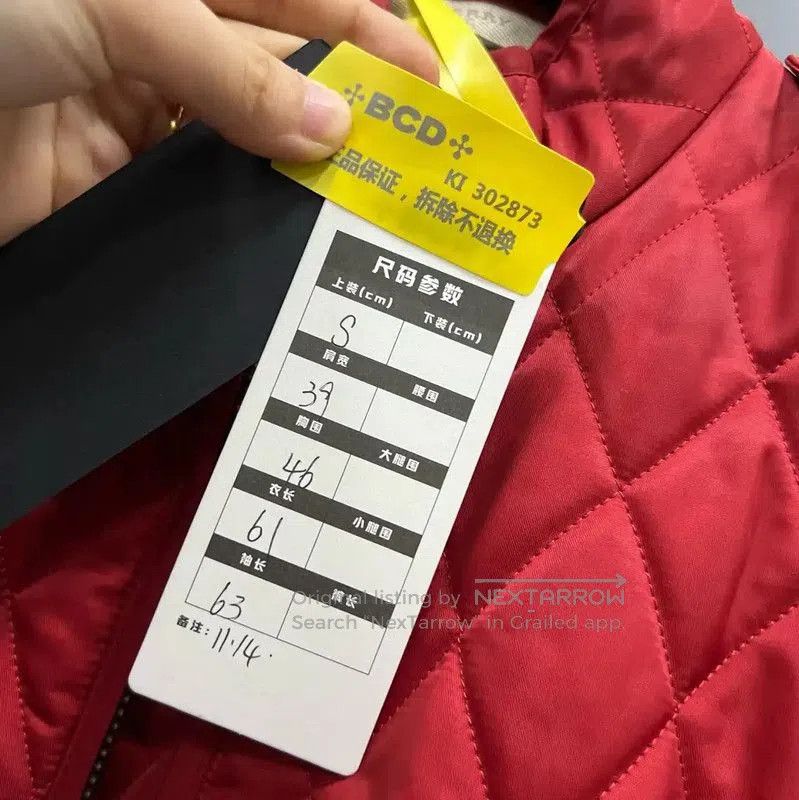 Burberry Burberry Red Cotton Women’s Jacket for Spring. Size S / US 4 / IT 40 - 5 Thumbnail