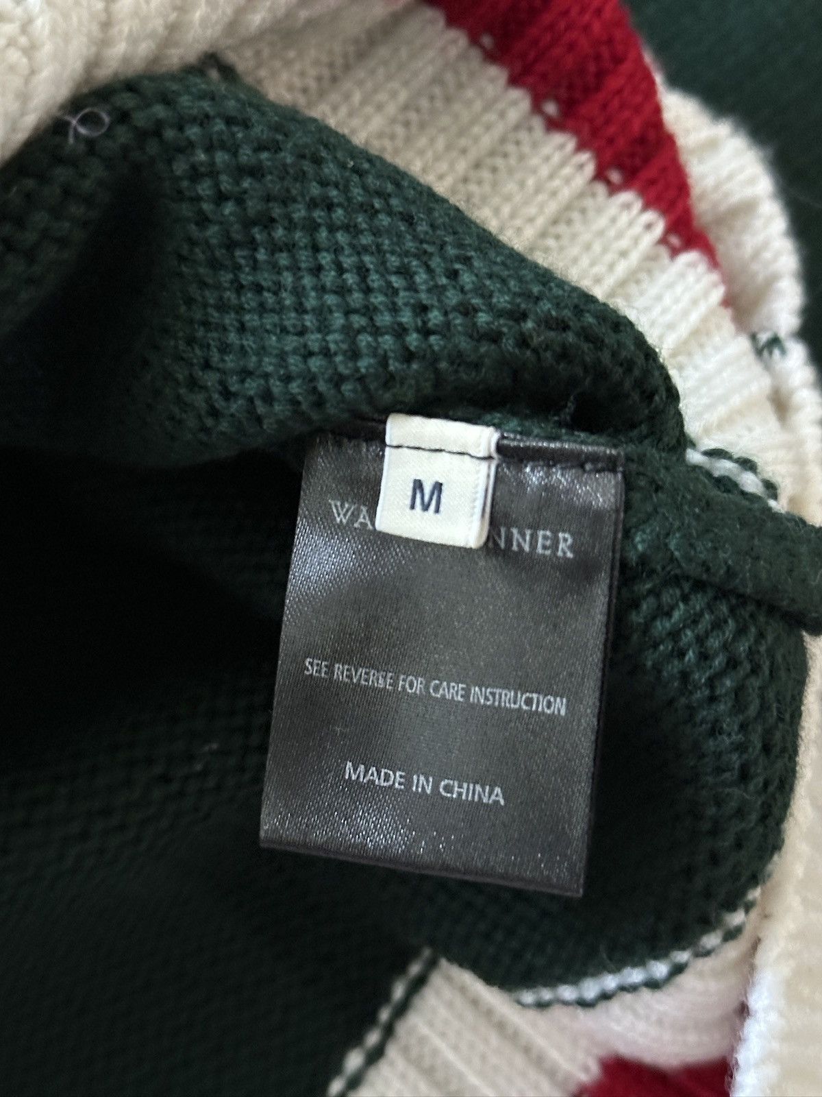Wales Bonner Green Trim Cardigan Sweater SSENSE Exclusive Size US M / EU 48-50 / 2 - 4 Thumbnail