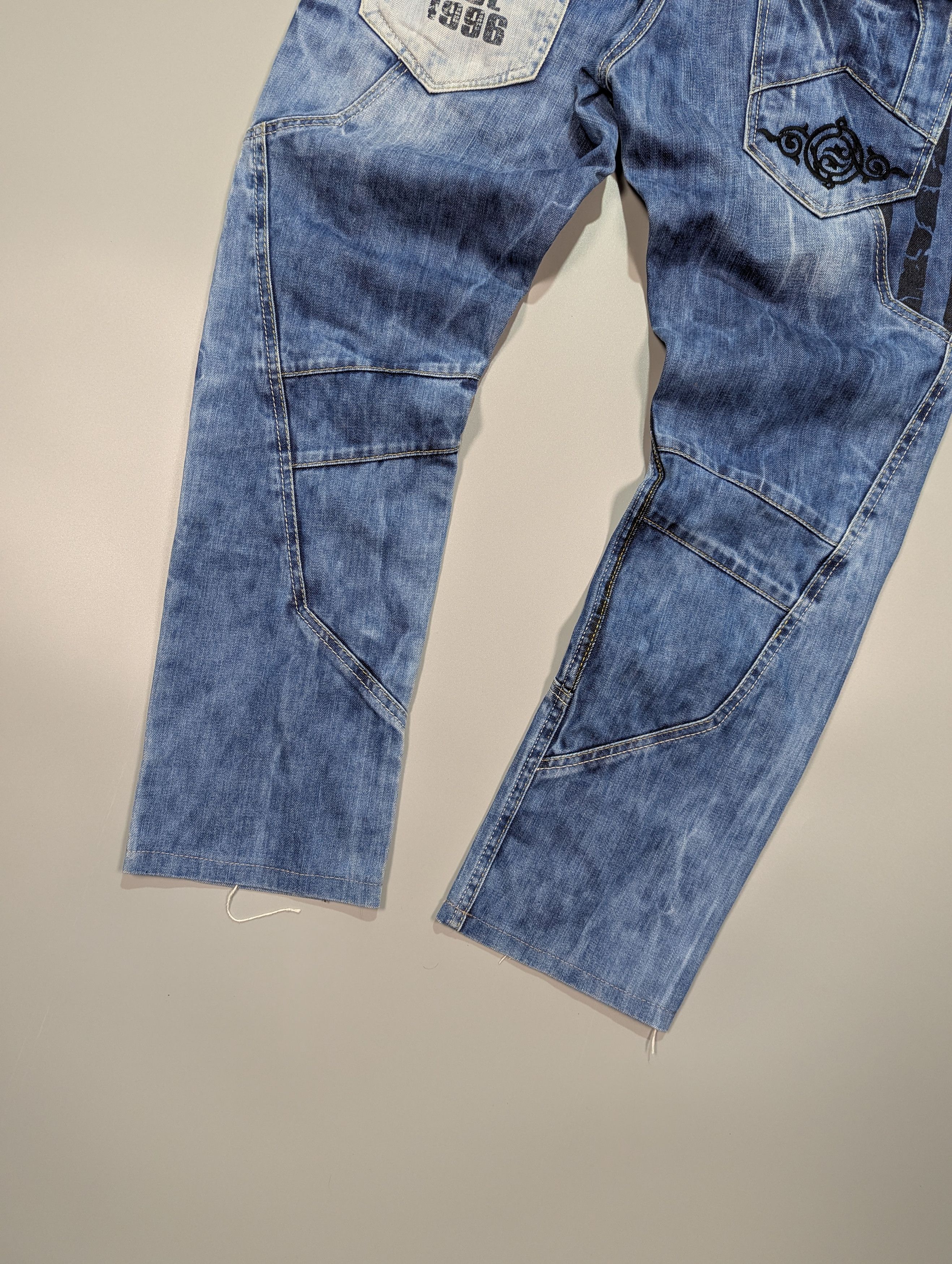 Japanese Brand CIPO BAXX Vintage Rapper Distressed Blue Y2K Jeans Men's Size US 29 - 8 Thumbnail