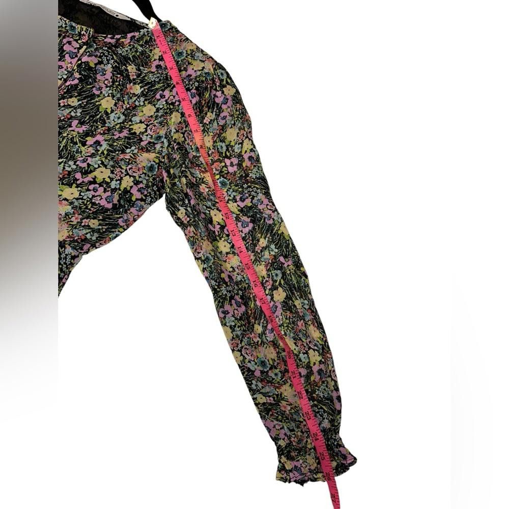 Zara Zara l Floral Long Sleeve Tunic Dress Small Size S / US 4 / IT 40 - 7 Thumbnail