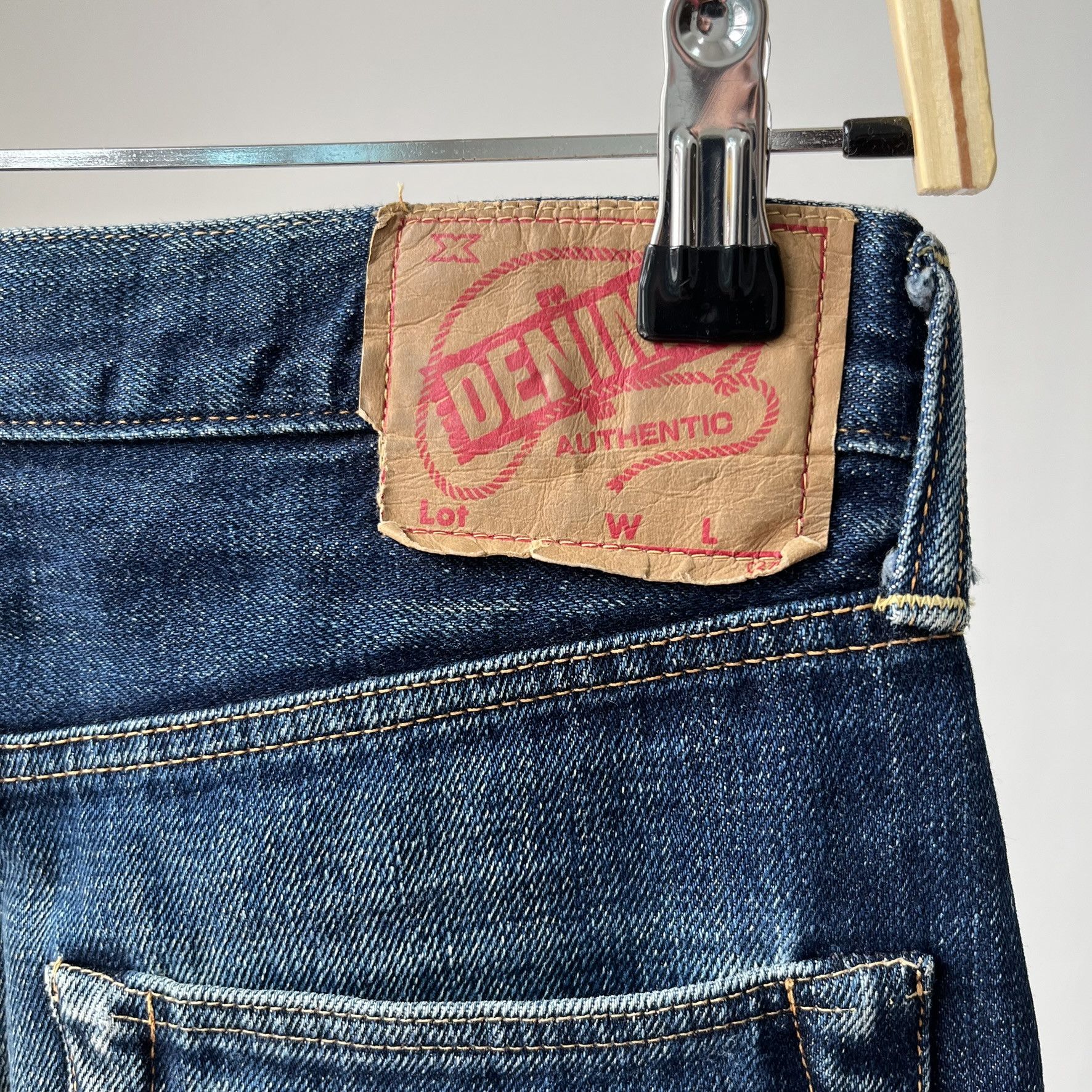 Levi's Size 28x28.5 Vintage 90's Denime Big E Japan Denim S1499 Size US 28 / EU 44 - 13 Thumbnail