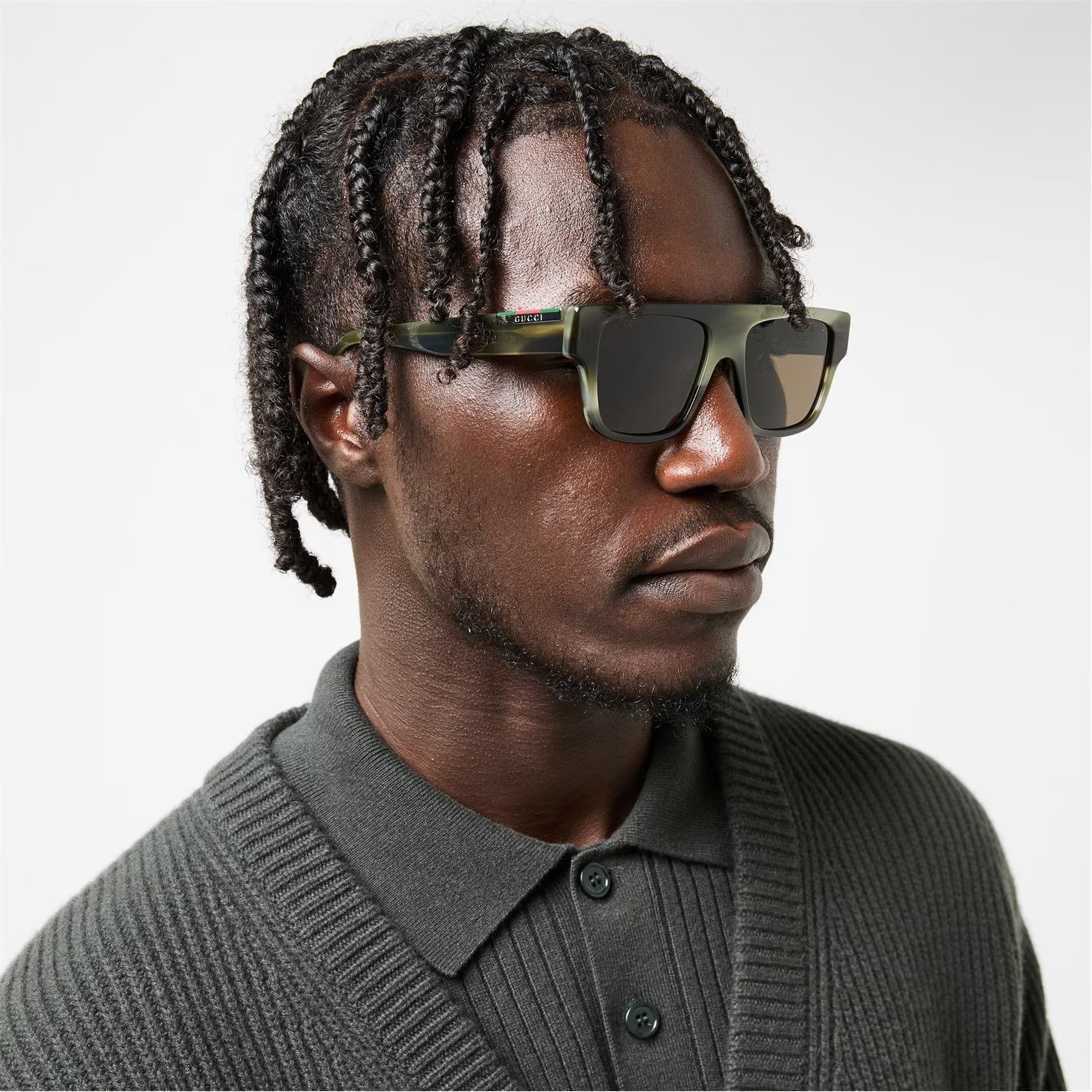 Gucci o1g2r1mq0426 Size: OS / UV Protection Rectangle Sunglasses Size ONE SIZE - 3 Thumbnail