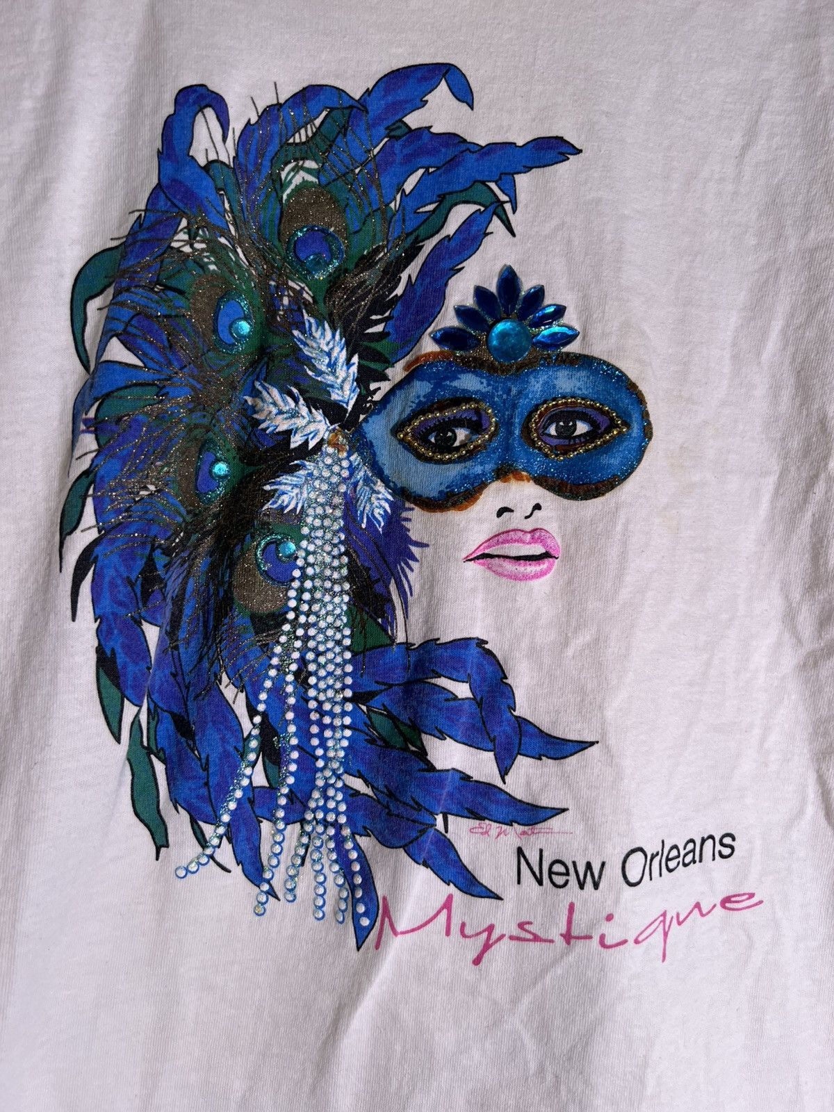 Vintage 90’s 2000’s Y2K VTG Vintage Mystique New Orleans Retro Shirt Size US L / EU 52-54 / 3 - 4 Thumbnail