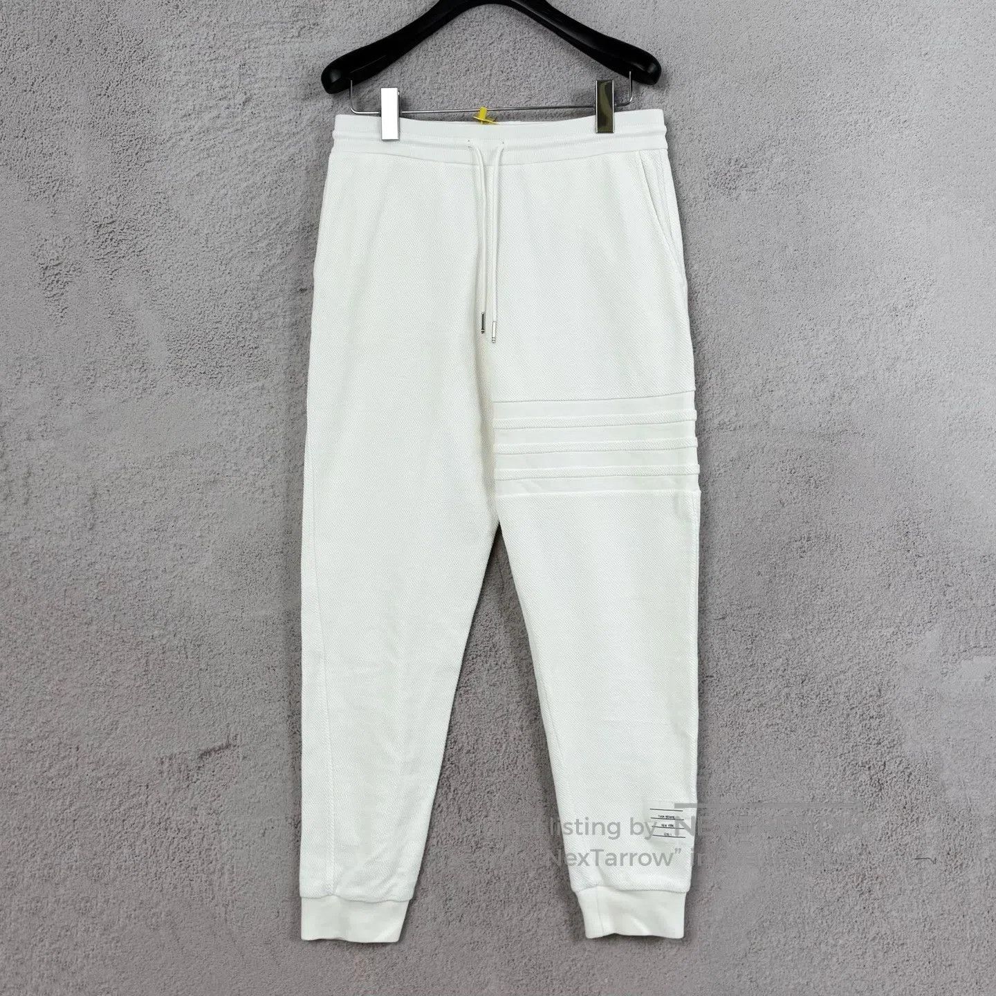 Thom Browne Thom Browne SIZE1 White knitted casual jeans Size US 28 / EU 44 - 1 Thumbnail