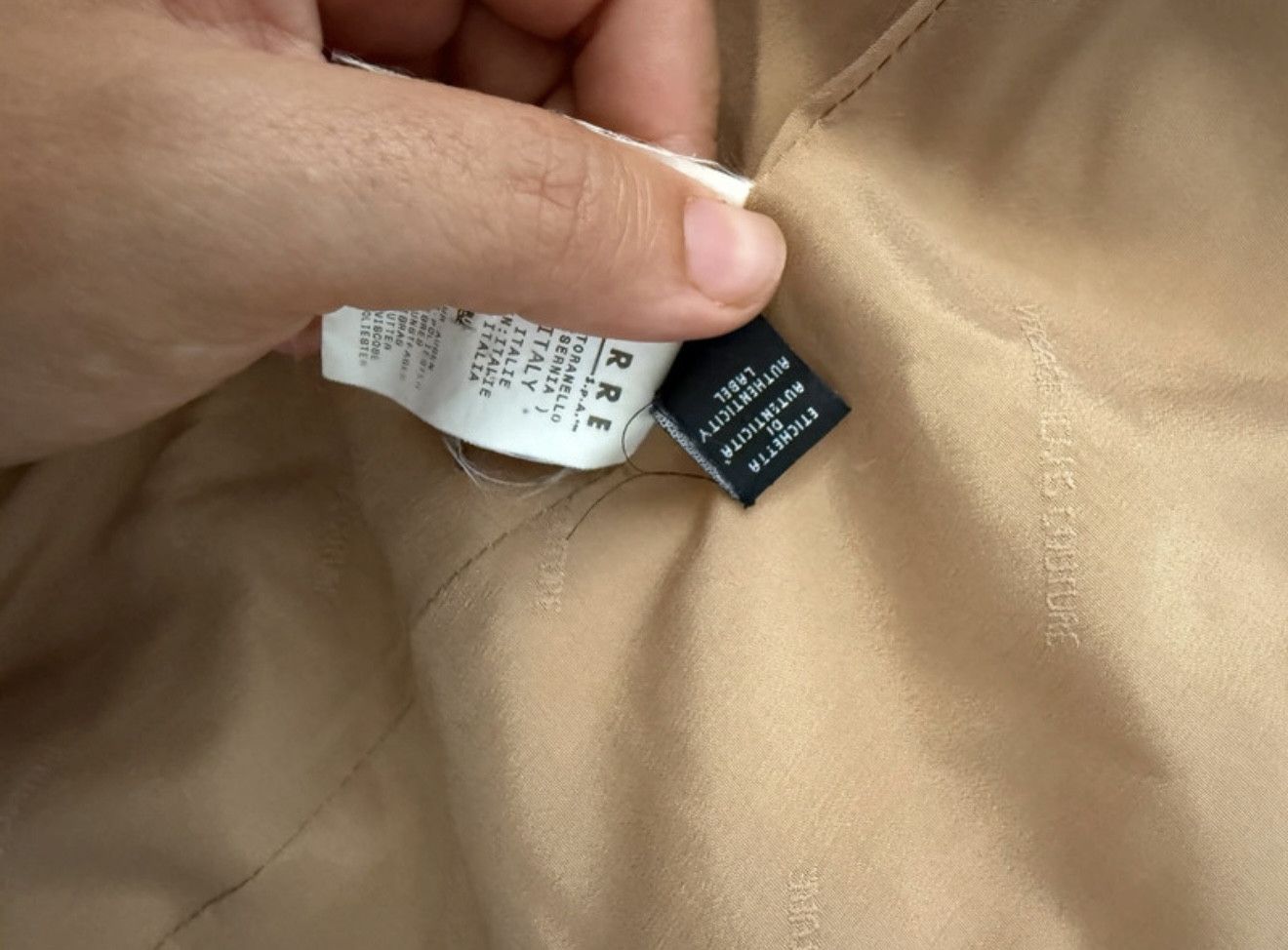 Versace Jeans Couture Vintage Beige Tailored Blazer – Minimal / Old Money Style Size L / US 10 / IT 46 - 4 Thumbnail