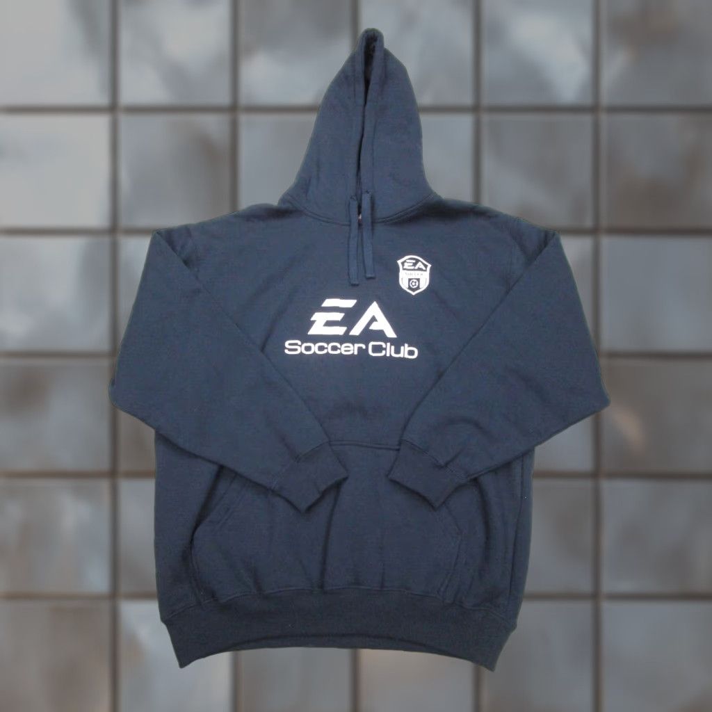 Vintage EA Sports Hoodie Mens XL Blue FIFA Soccer Football Club FC Sweatshirt Pullover Size US XL / EU 56 / 4 - 1 Thumbnail