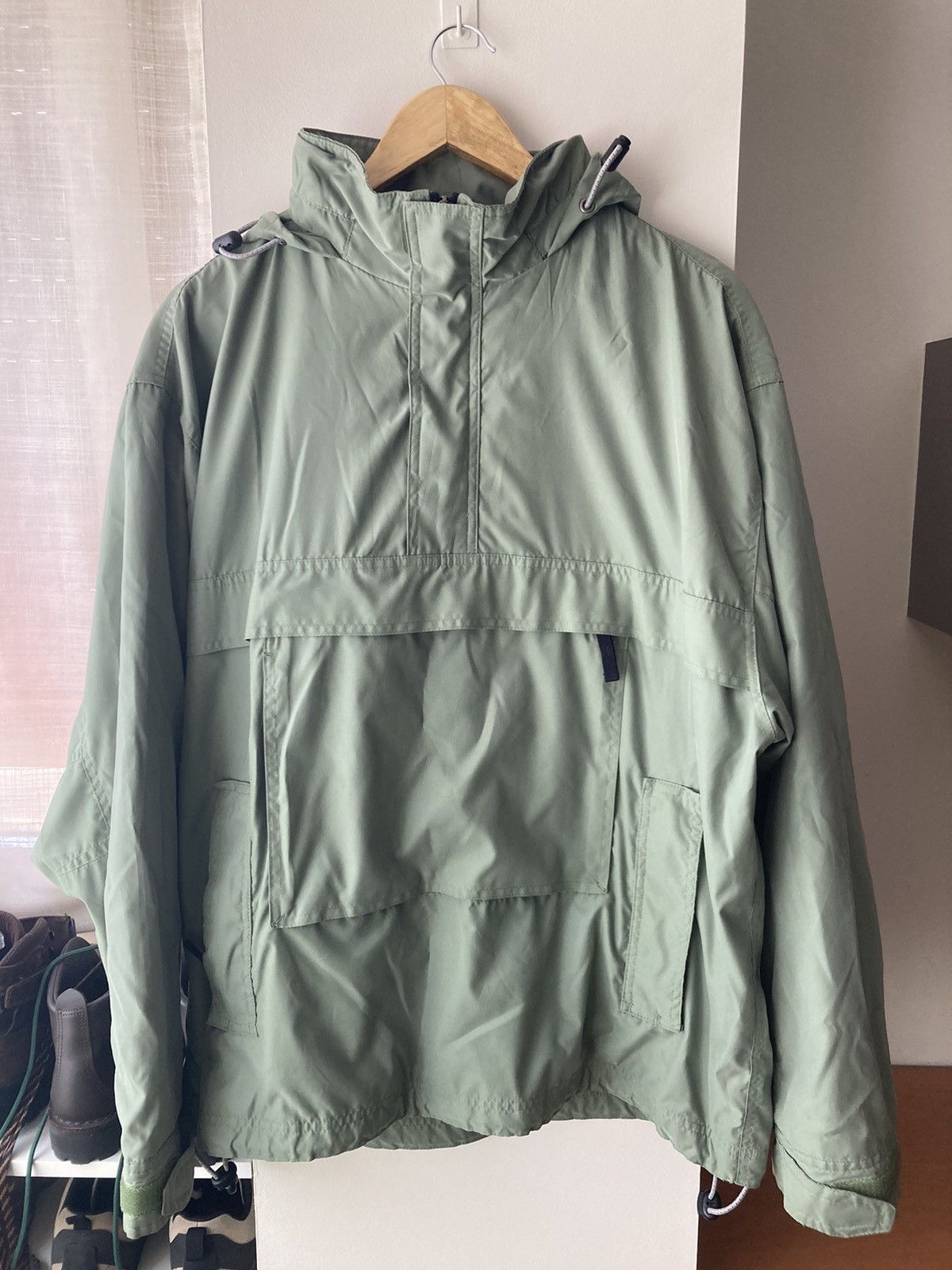 トップス Yeezy Gap Sateen Anorak S YEEZY GAP SATEEN ANORAK DARK GREEN S/S 2022 SIZE: XS