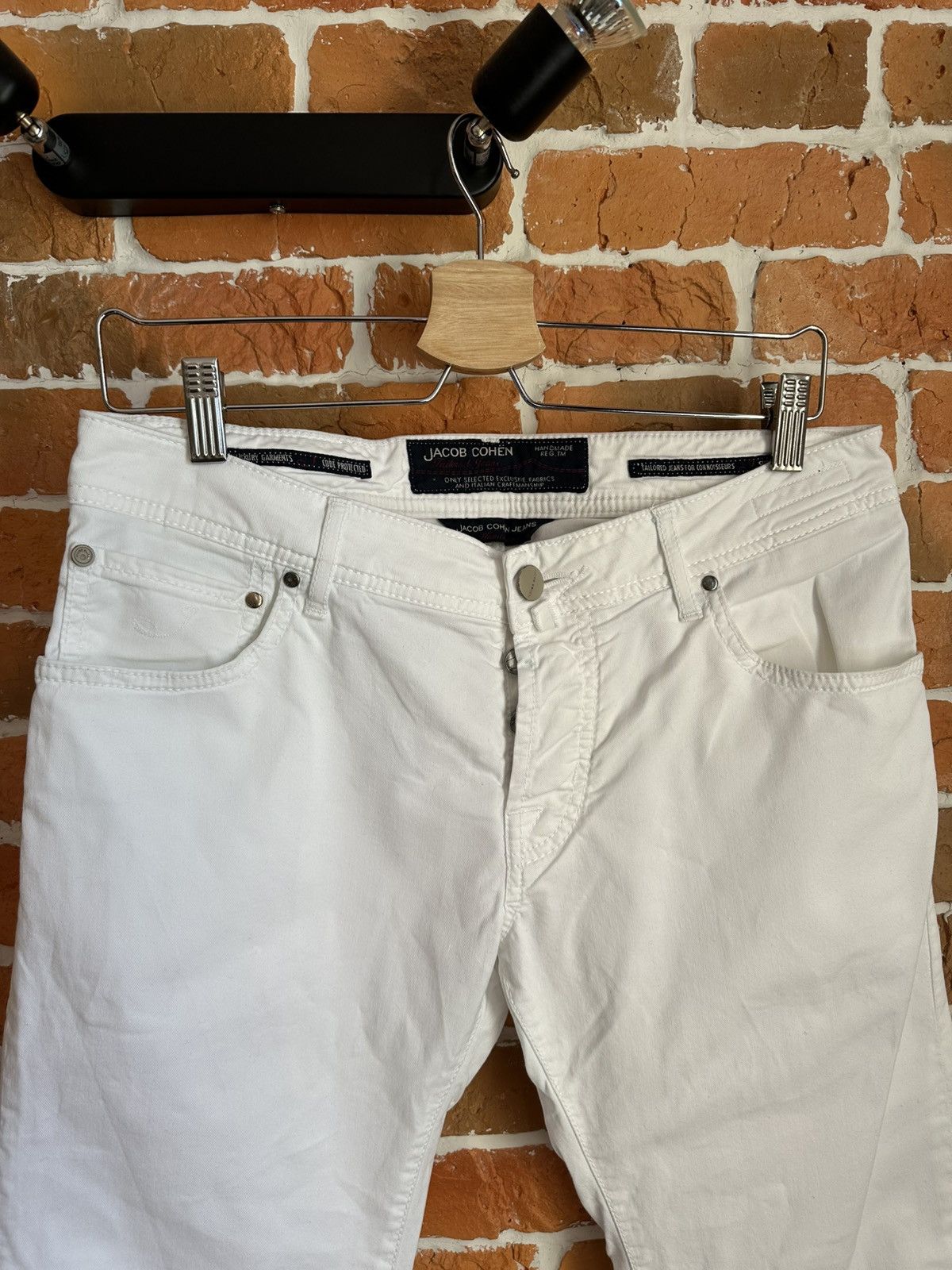 Jacob Cohen Vintage Jacob Cohen White Streetwear pants Size US 31 - 2 Thumbnail