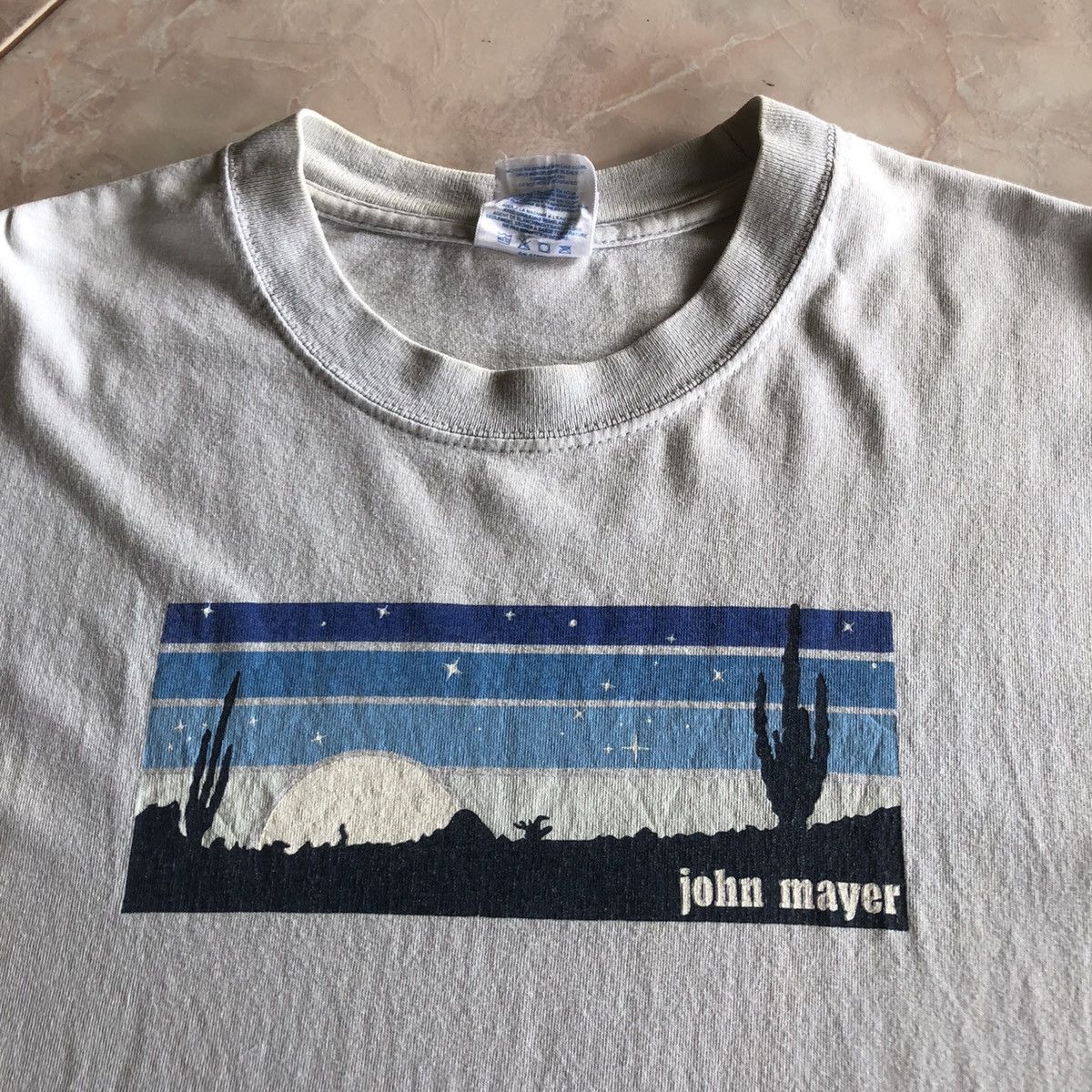 Vintage John Mayer Summer Tour 2002 Light Gray Size L Size US L / EU 52-54 / 3 - 2 Thumbnail