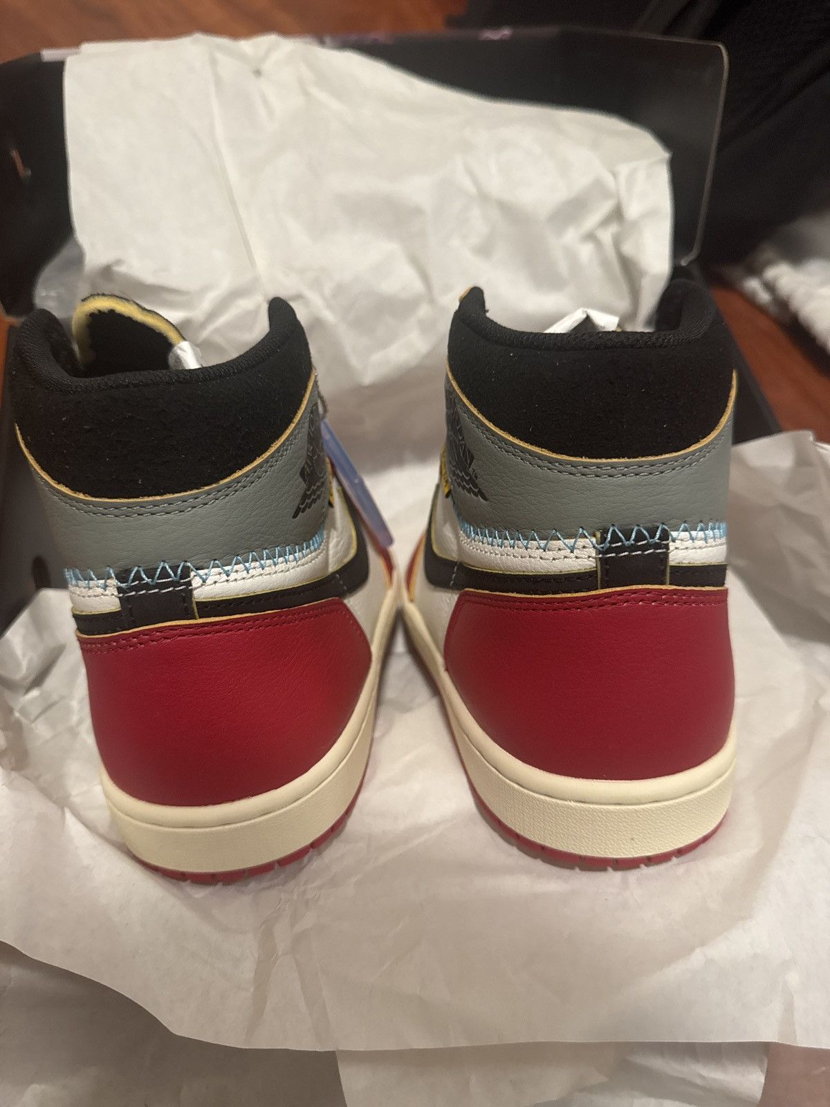 Jordan Brand × Union LA UNION x NIKE JORDAN 1 CHICAGO SHADOW Size US 8.5 / EU 41-42 - 7 Thumbnail