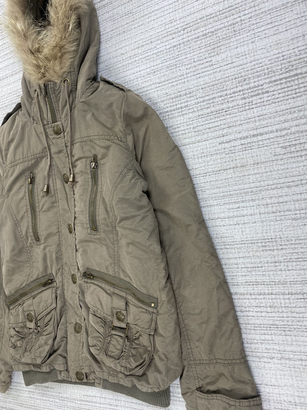Japanese Brand × Vintage Vintage Album LGB Style Racoon Faux Fur Hoodie Jacket Size US S / EU 44-46 / 1 - 4 Thumbnail