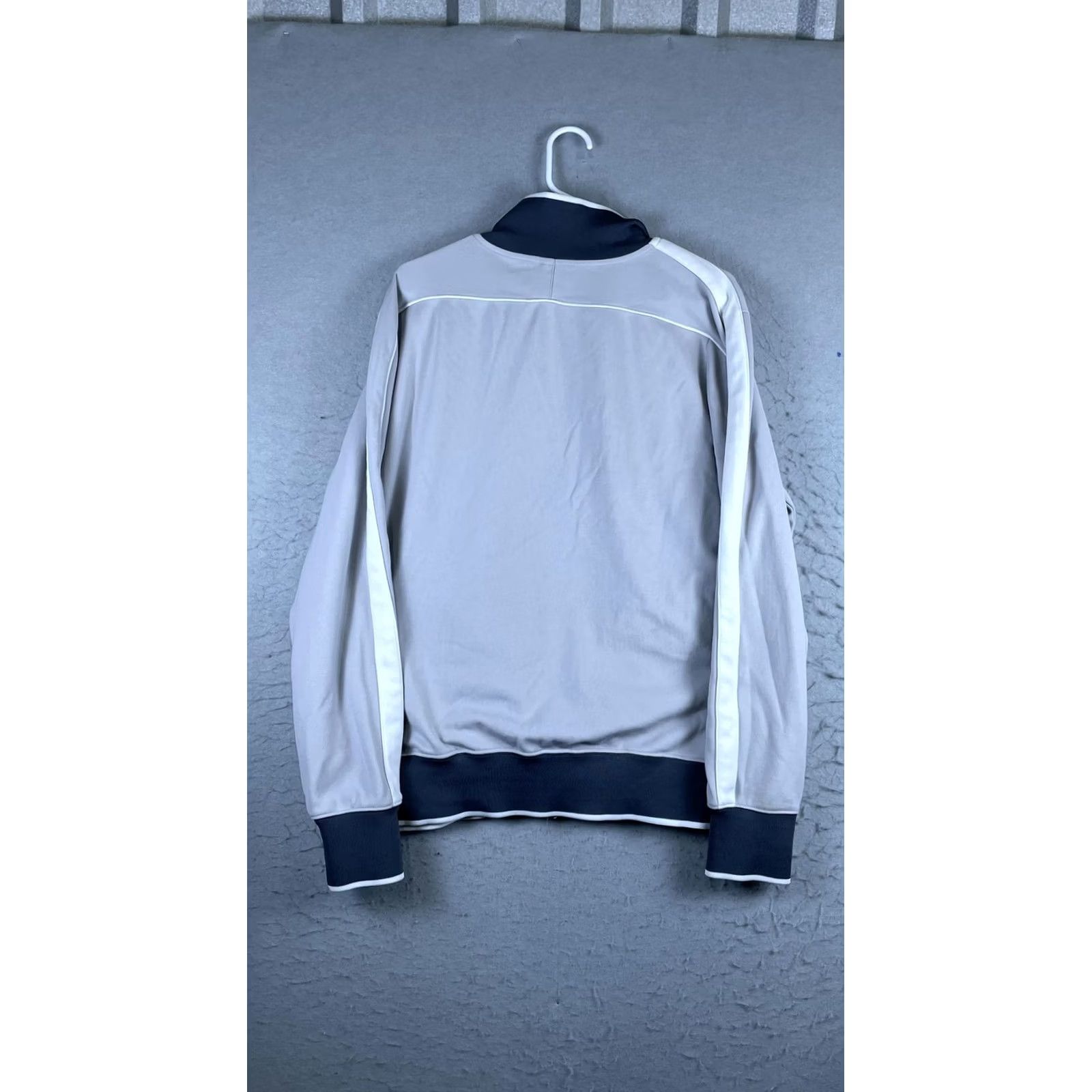 Nike Nike Track Jacket Mens Large Gray Full Zip Knit Athletic Sportswear Casual Size US L / EU 52-54 / 3 - 7 Thumbnail