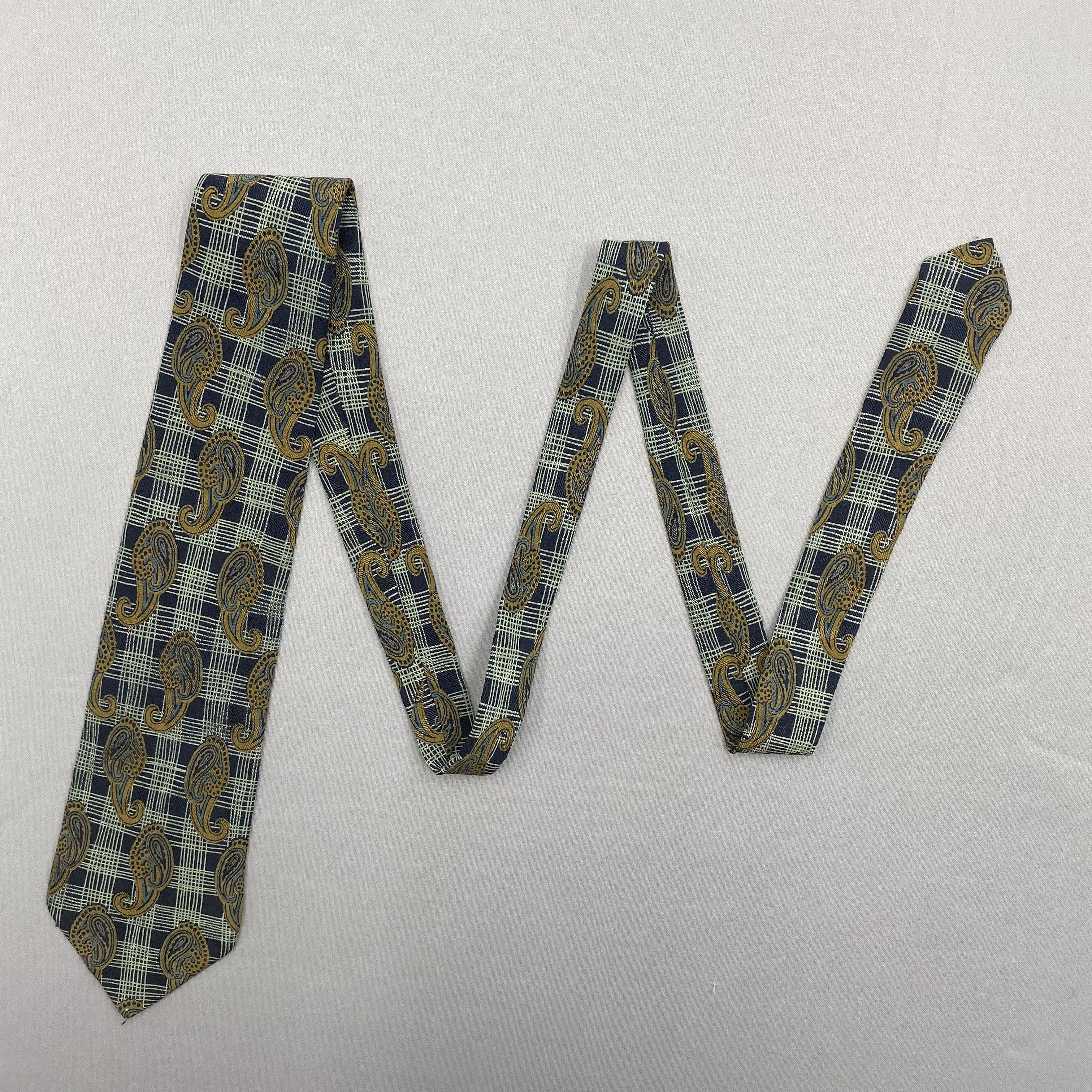 Giorgio Armani Vintage Giorgio Armani SILK Necktie Cravate Pure Silk Size ONE SIZE - 5 Thumbnail