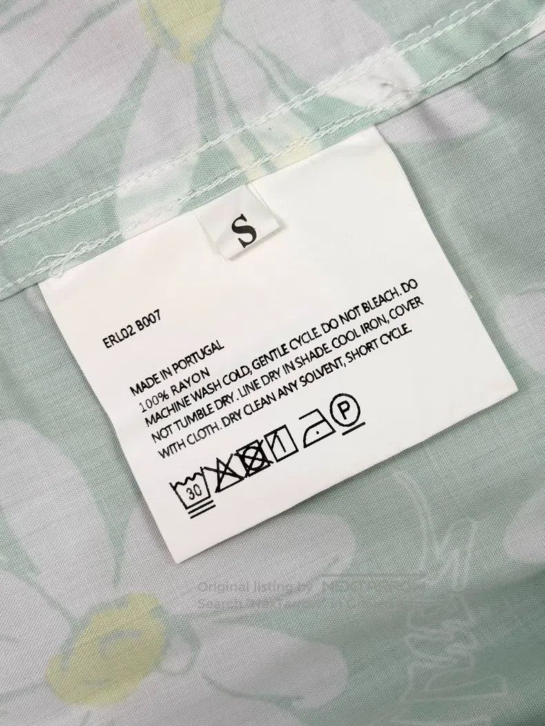 ERL ERL Green Daisy Print Shirt Size S / US 4 / IT 40 - 8 Thumbnail