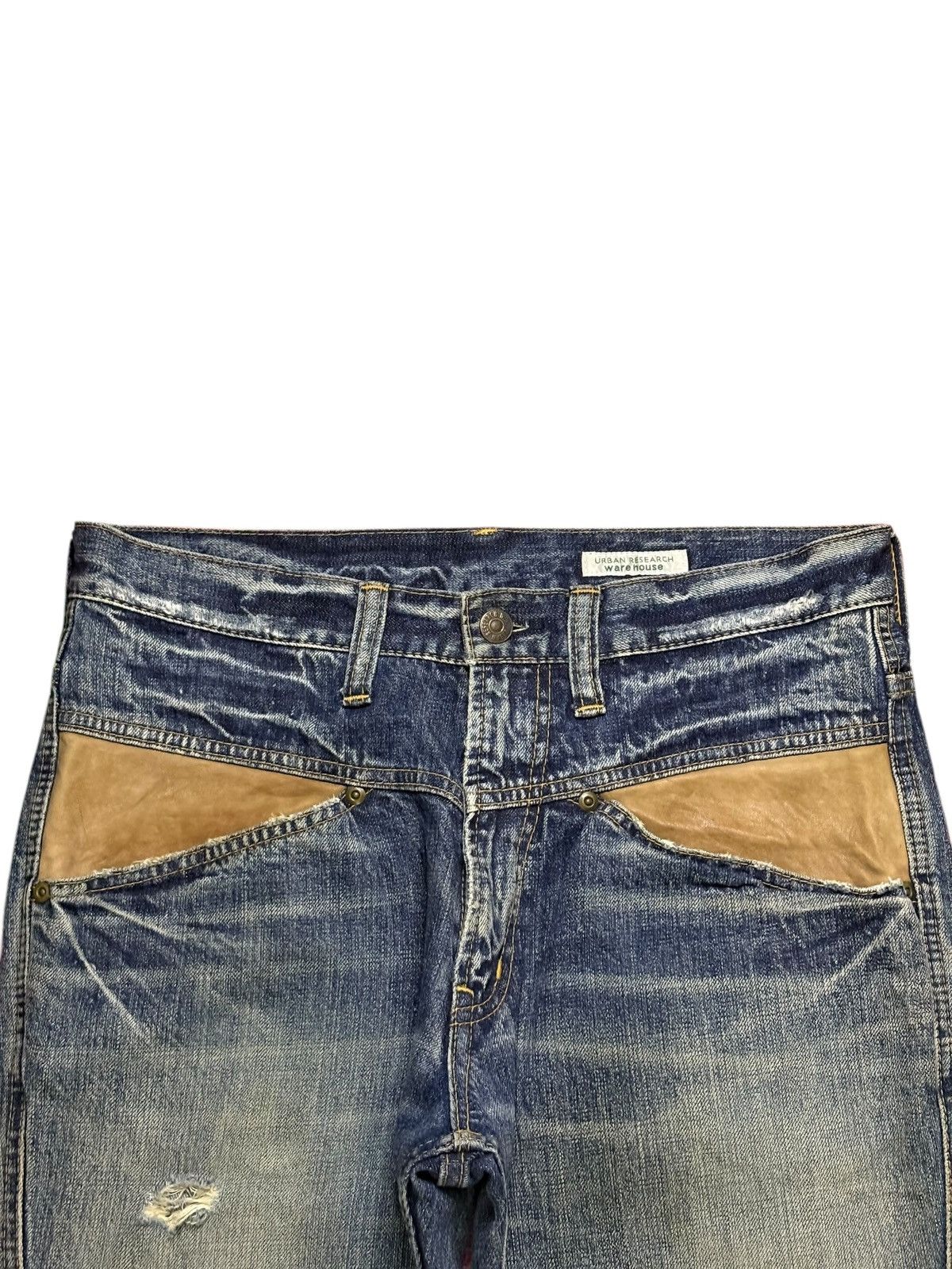 Japanese Brand Vintage Japanese Brand Mud Wash Distressed Jeans Size US 32 / EU 48 - 4 Thumbnail