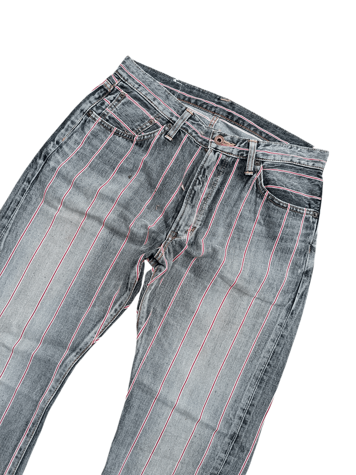 Edwin × Vintage Vintage Rare 🔥 FLARED Edwin 13oz Grand Blue Selvedge Denim Size US 30 / EU 46 - 14 Thumbnail