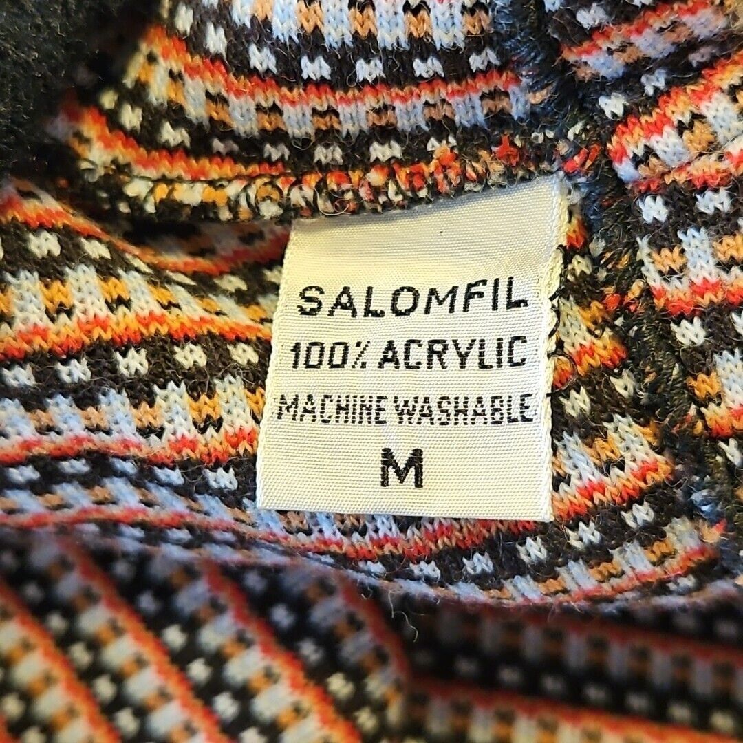 Vintage Vintage Elaine Post Sweater Vest Womens M 70s Acrylic Geomet Size M / US 6-8 / IT 42-44 - 10 Thumbnail